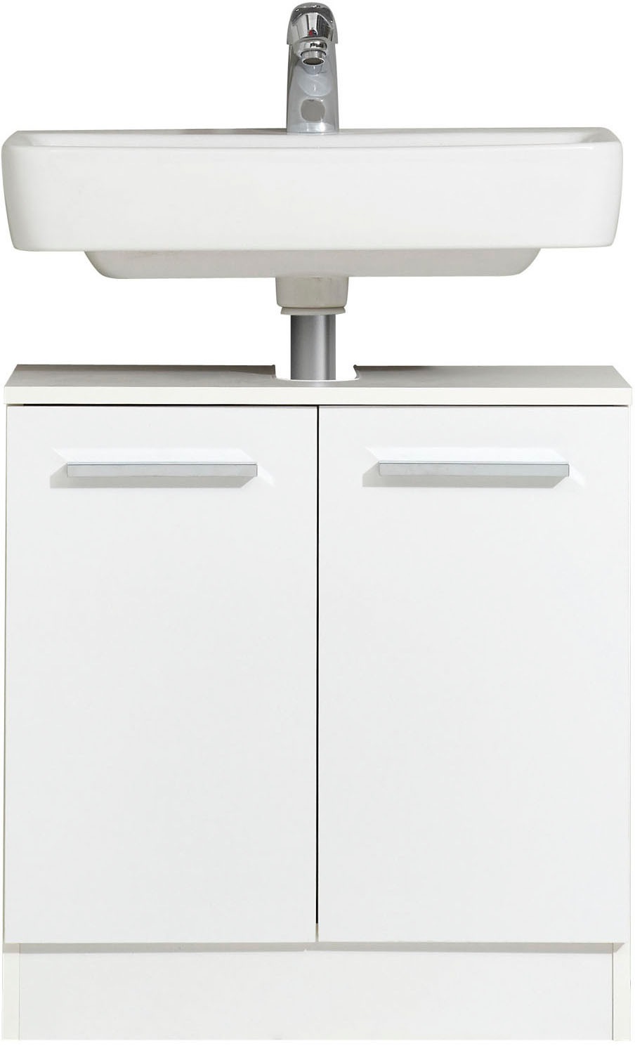 Saphir Badmöbel-Set »Quickset 335 5-teilig, Waschbeckenunterschrank mit LED-Spiegelschrank« 5 Stk. tlg.