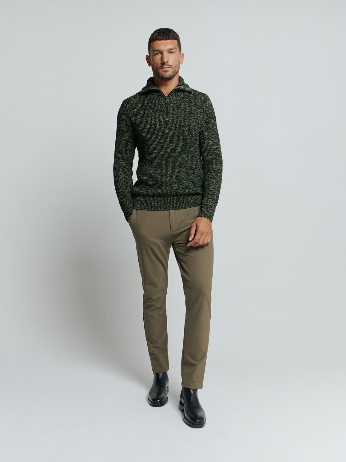NO EXCESS Rollkragenpullover »No Excess Hochgeschlossener Pullover«