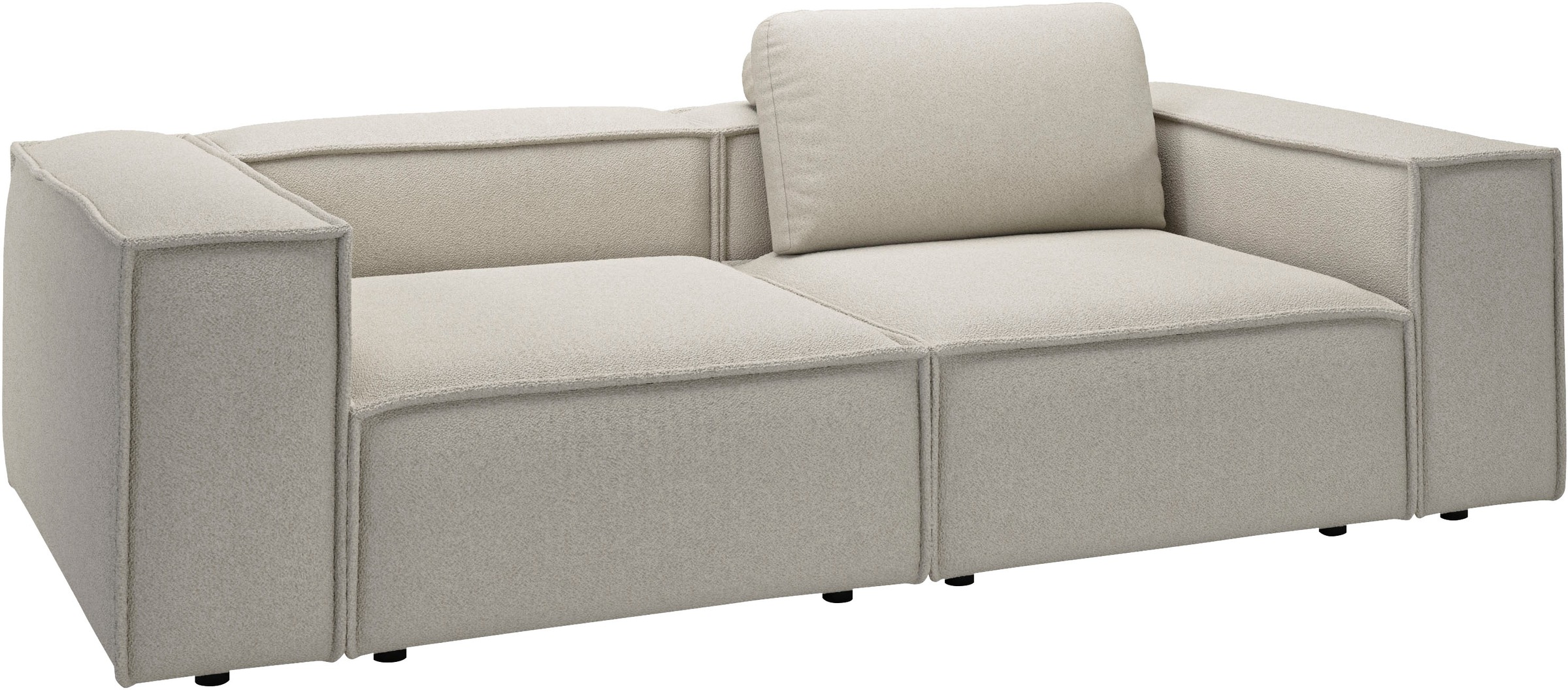 Places of Style 2-Sitzer »Watertown, modernes Sofa 246 cm breit, auch in Feincord«, stilvolles Sofa für 2 Personen mit extra breiter Sitzfläche