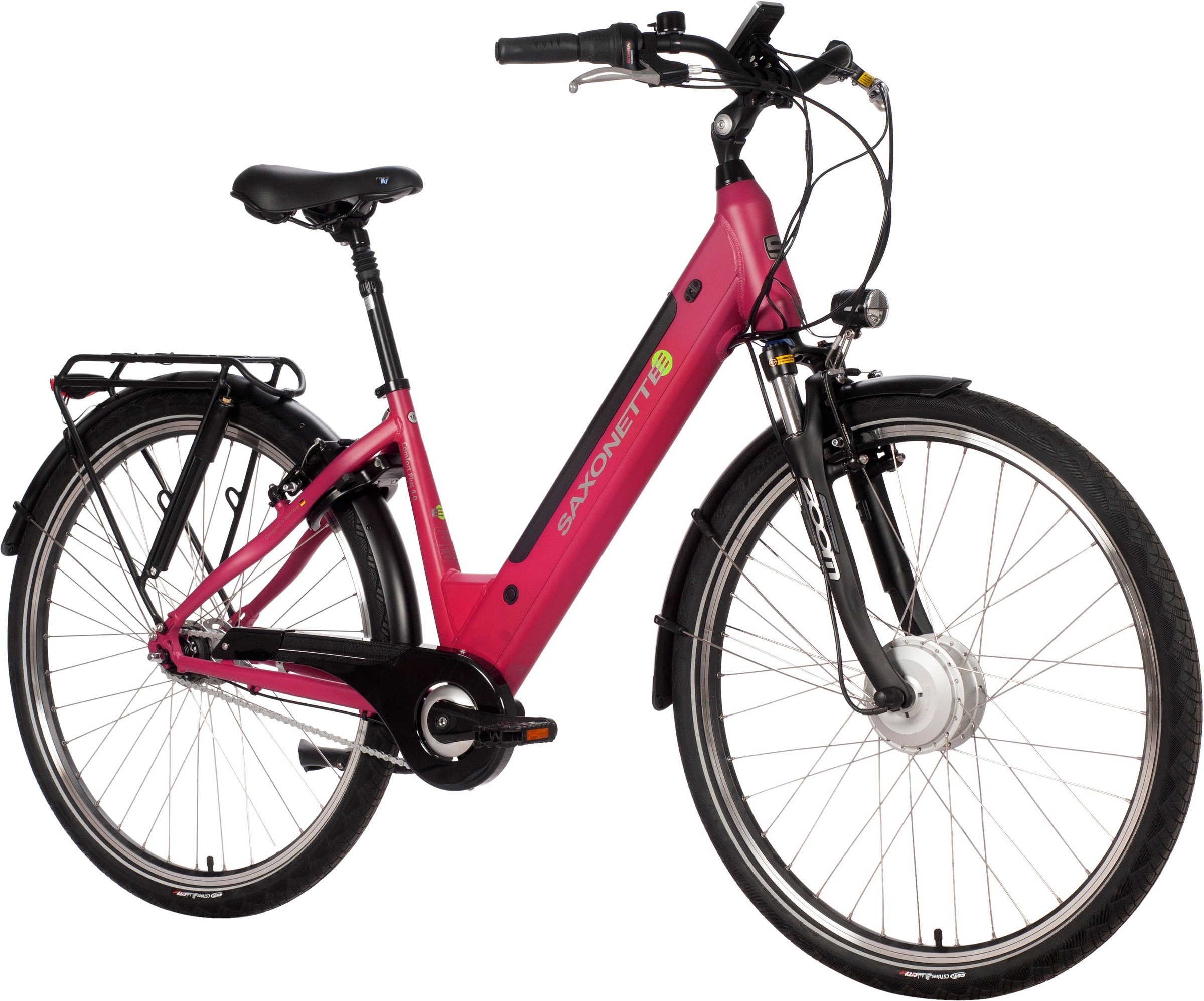 SAXONETTE E-Bike »Comfort Plus 4.0«, 7 Gang, Shimano, Frontmotor 250 W, Pedelec, Elektrofahrrad für Damen u. Herren