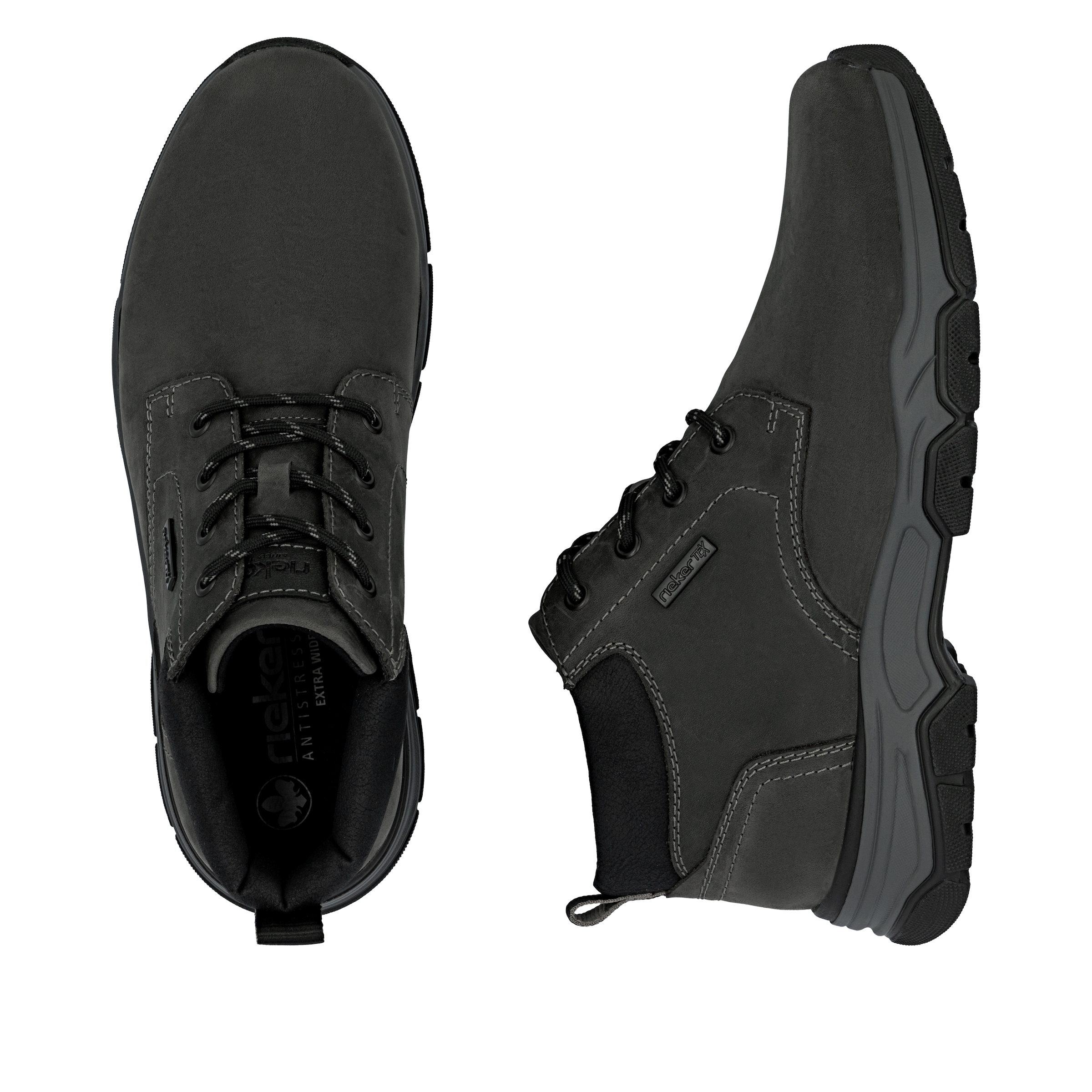 Rieker Schnürboots, Stiefelette, Casual Boots mit Schaftrandpolsterung, TEX-Membran