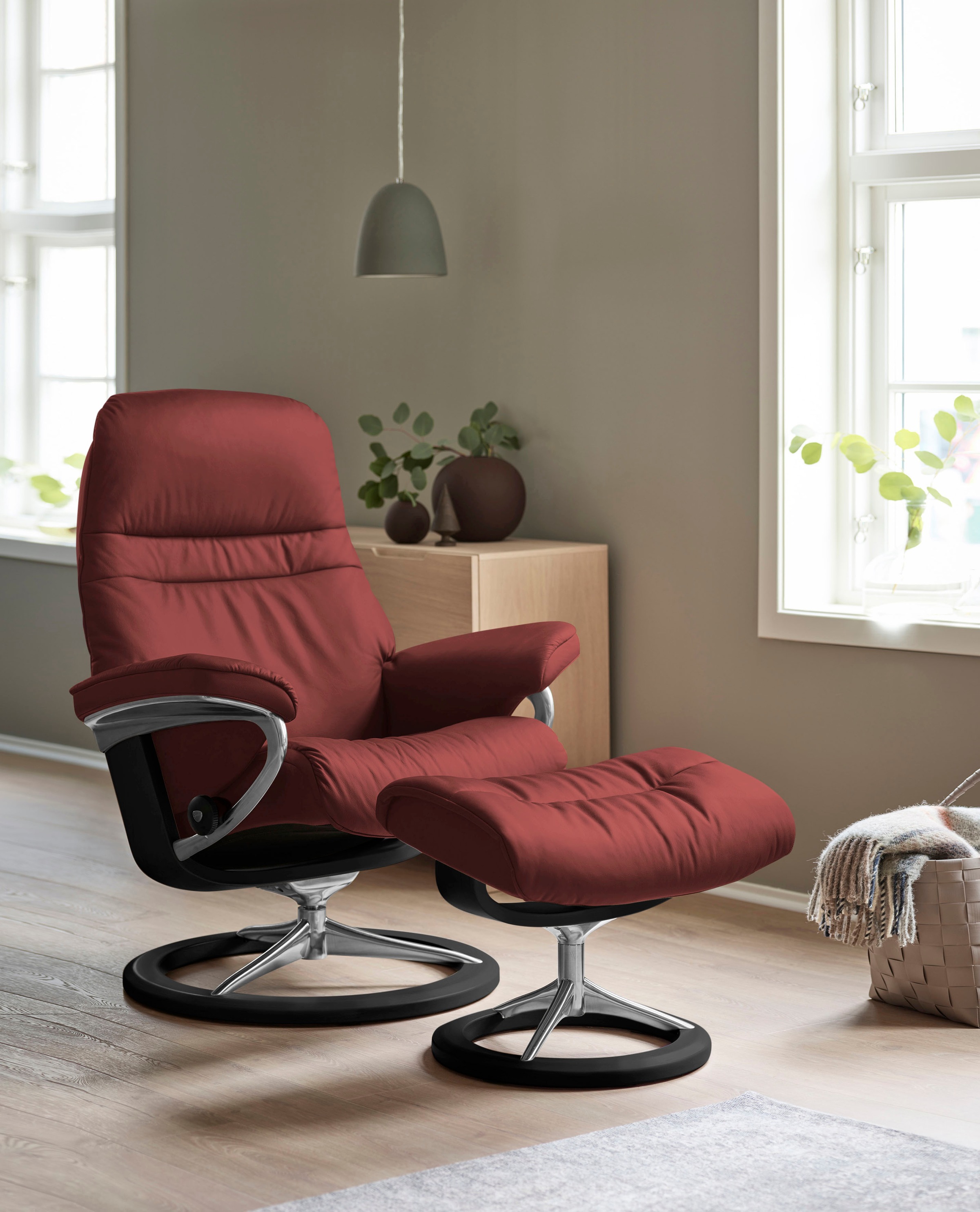 Stressless® Fußhocker »Sunrise«, mit Signature Base, Gestell Schwarz