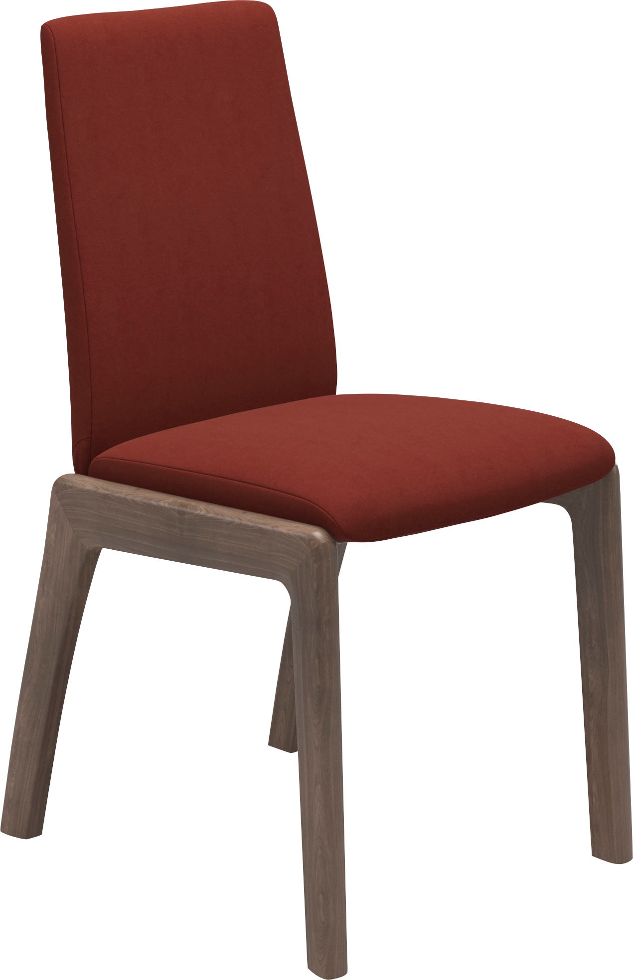 Stressless® Polsterstuhl »Laurel«, Microfaser DINAMICA, Low Back, Größe M, mit abgerundeten Beinen in Walnuss