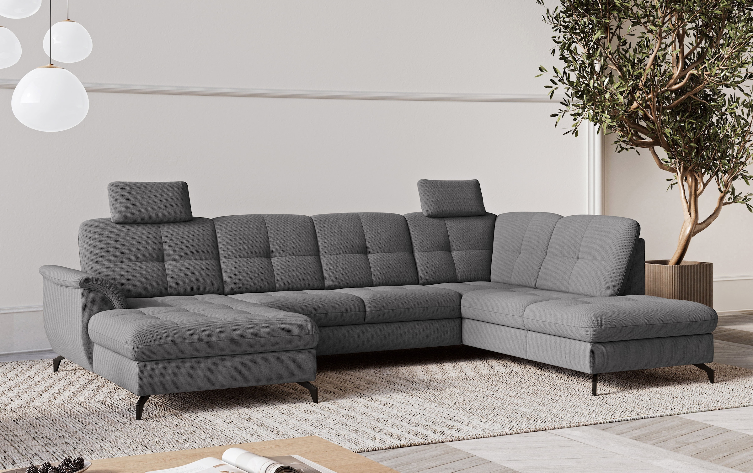 sit&more Wohnlandschaft »Zora« wahlweise mit Bettfunktion und Bettkasten günstig online kaufen