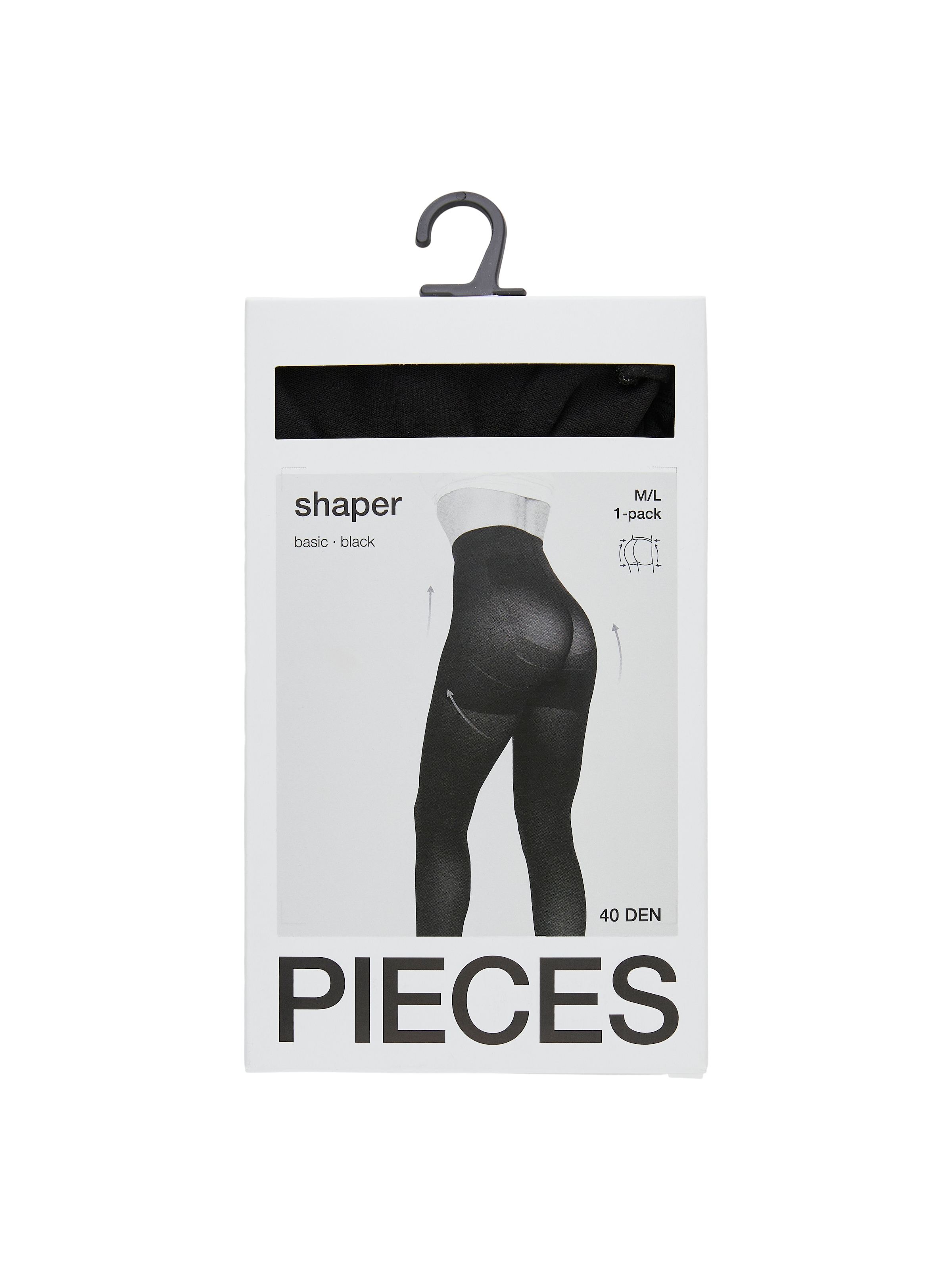 pieces Feinstrumpfhose »PCSHAPER 40 DEN TIGHTS NOOS« 40 mit Shaping-Effekt