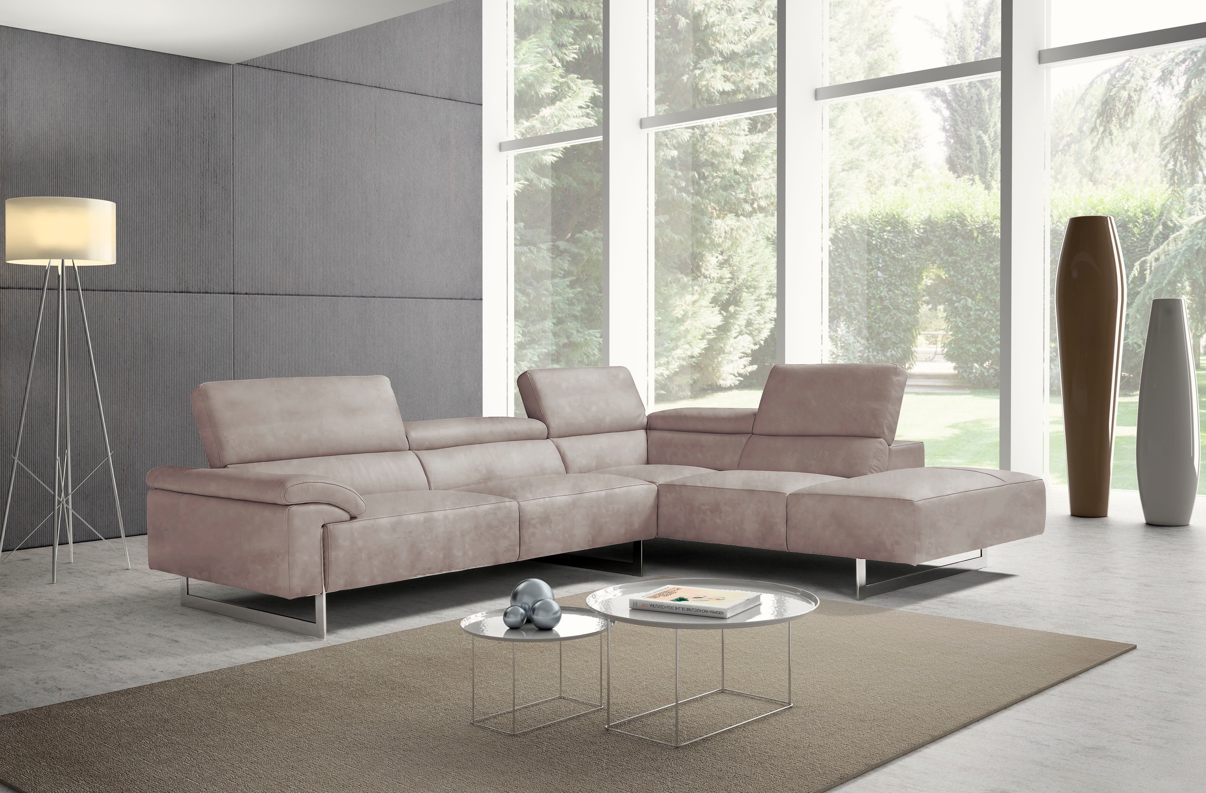 Egoitaliano Ecksofa »Malika, elegant und bequem, Designsofa, L-Form« mit Ot günstig online kaufen