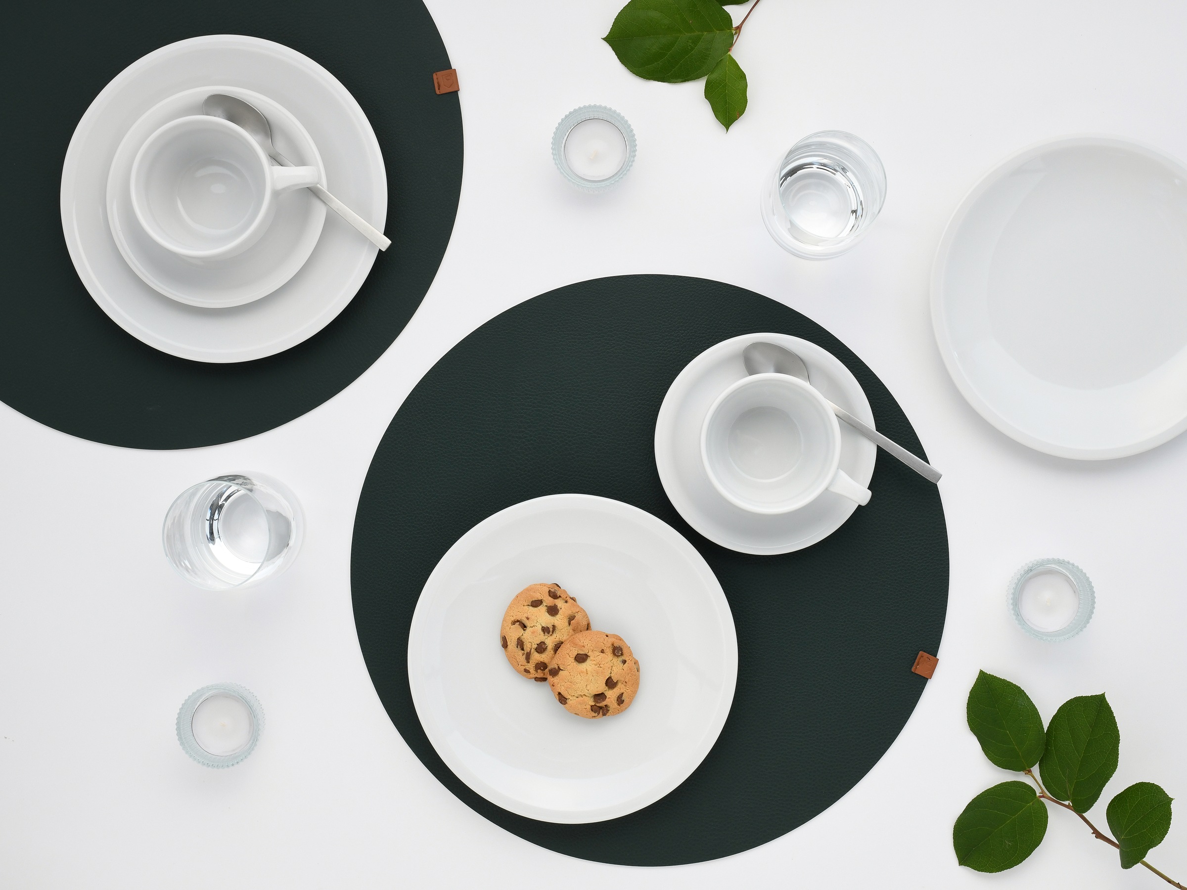 CreaTable Kaffeeservice »Milano Weiss, Service 18-tlg.« Daily Use, Minimalistischer Stil
