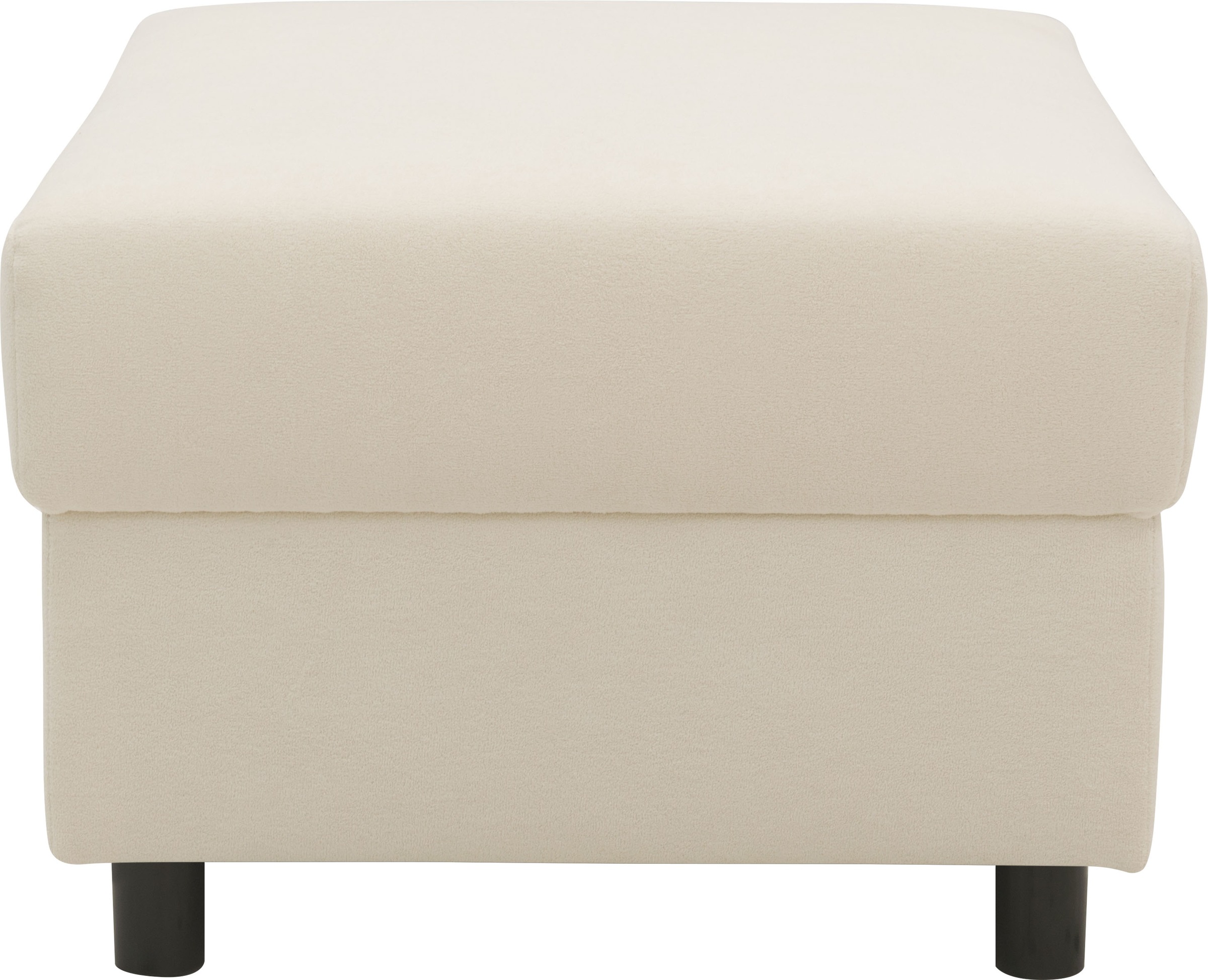 DOMO collection Polsterhocker »Turah 2 in Cord oder Luxus-Microfaser«, moderner Polsterhocker, passend zum Ecksofa, B/T/H: 83/60/44 cm