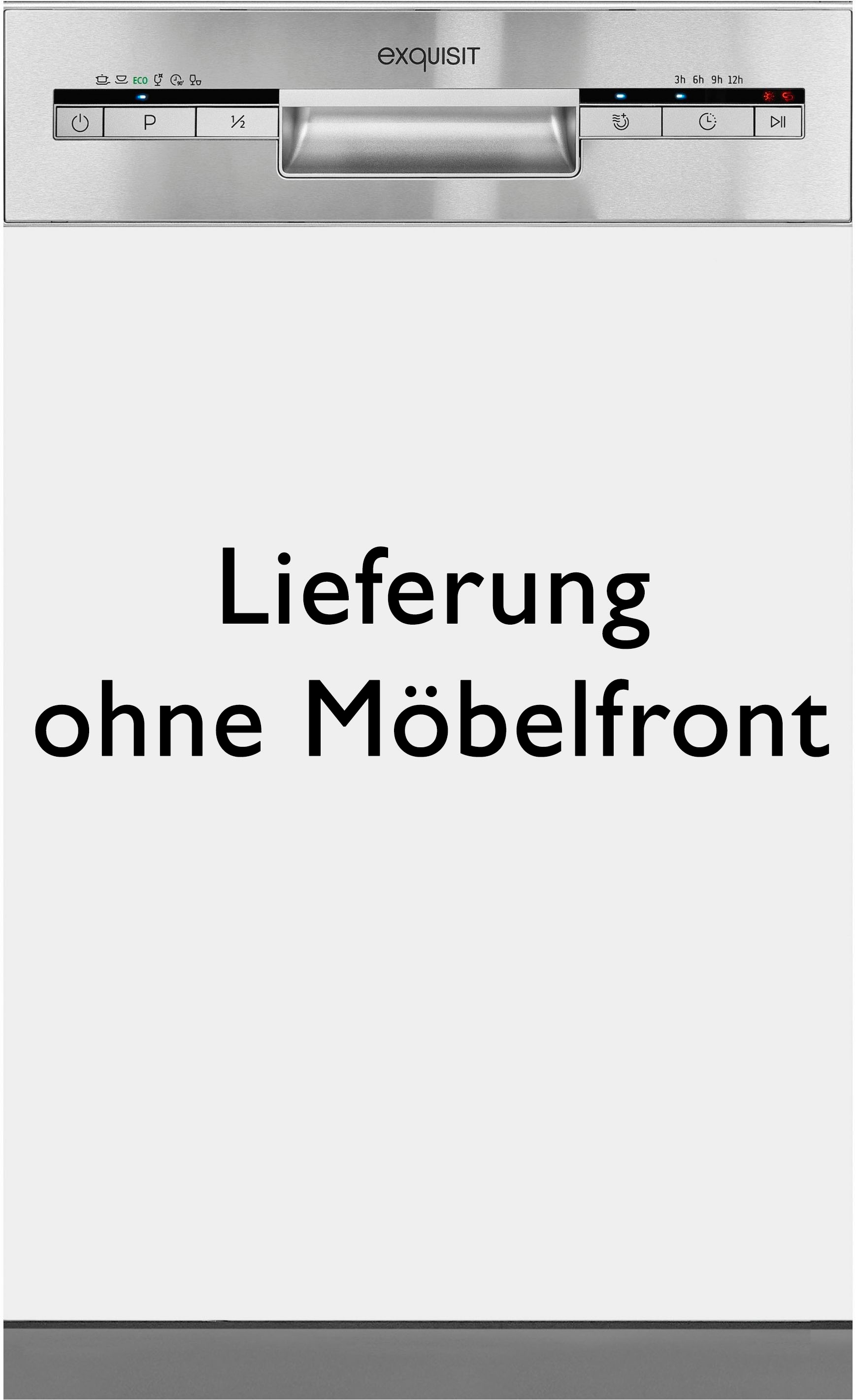 exquisit teilintegrierbarer Geschirrspüler »EGSP1009-EB-030E«, 9 Maßgedecke günstig online kaufen