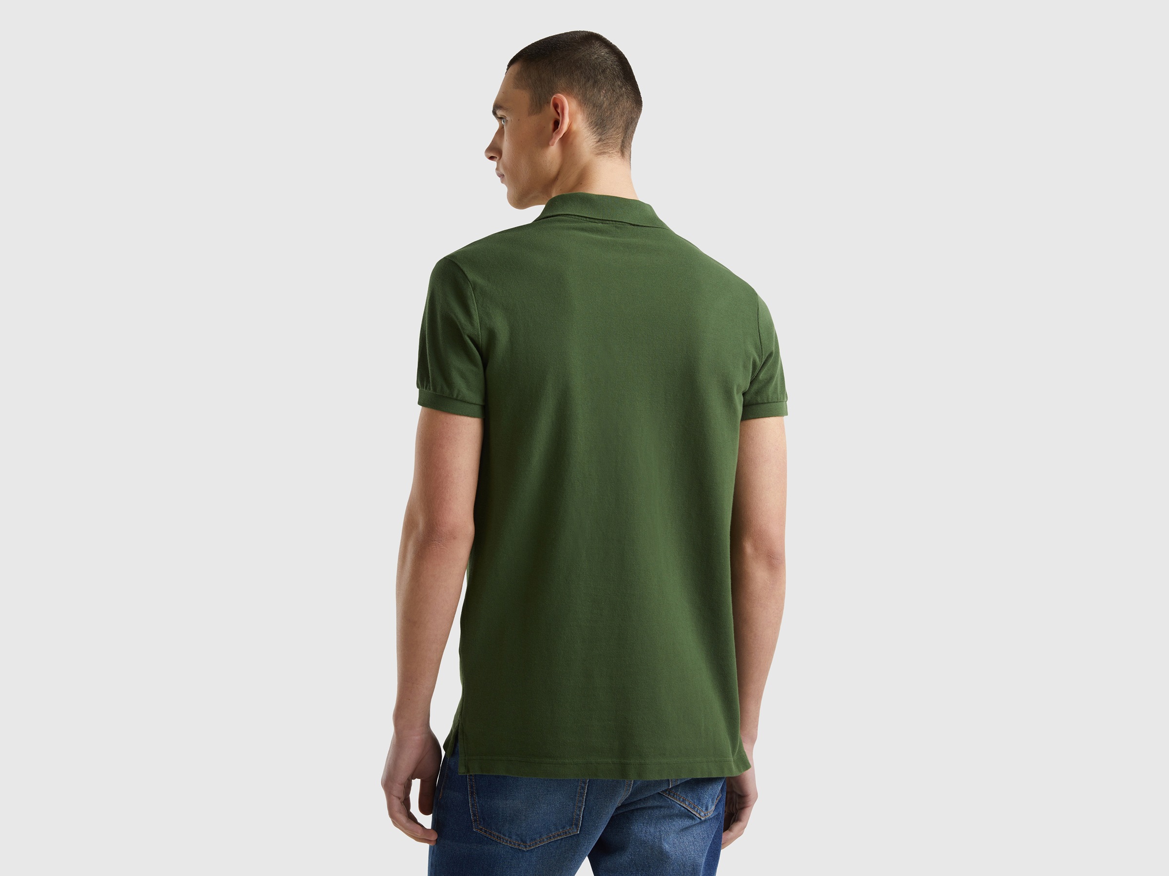 United Colors of Benetton Poloshirt, mit großem Label-Badge