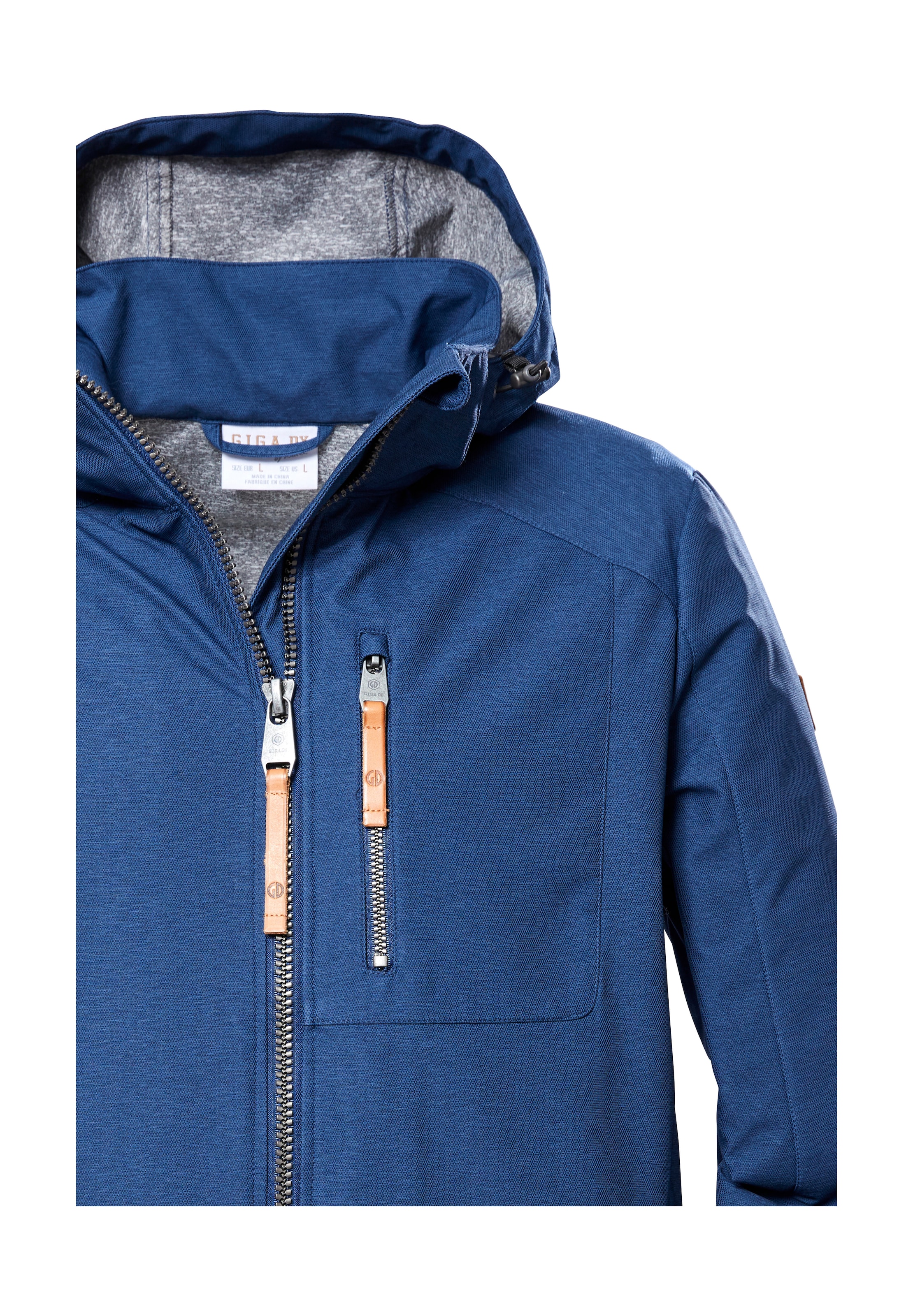 G.I.G.A. DX by killtec Softshelljacke »GS 7 MN SFTSHLL JCKT«, Herren Softshelljacke: wasserabweisend, abnehmbare Kapuze, nachhaltig