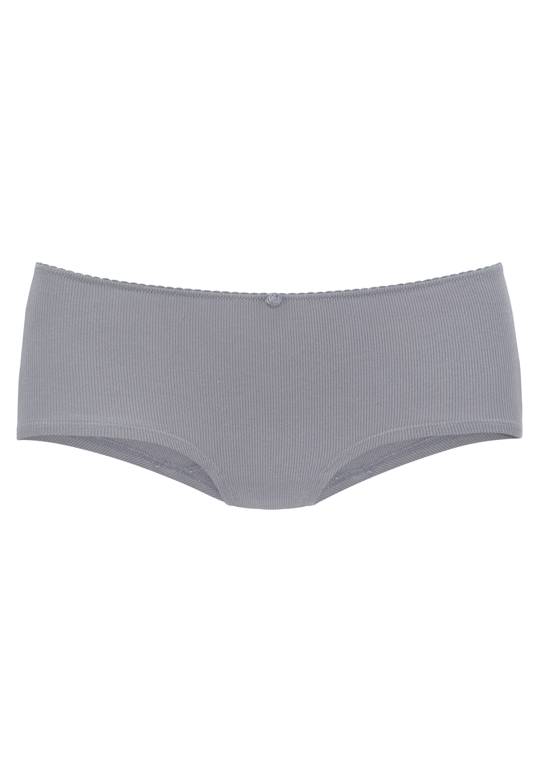 Vivance Panty, (3er-Pack), aus weicher Rippware, mit zartem Röschen vorn