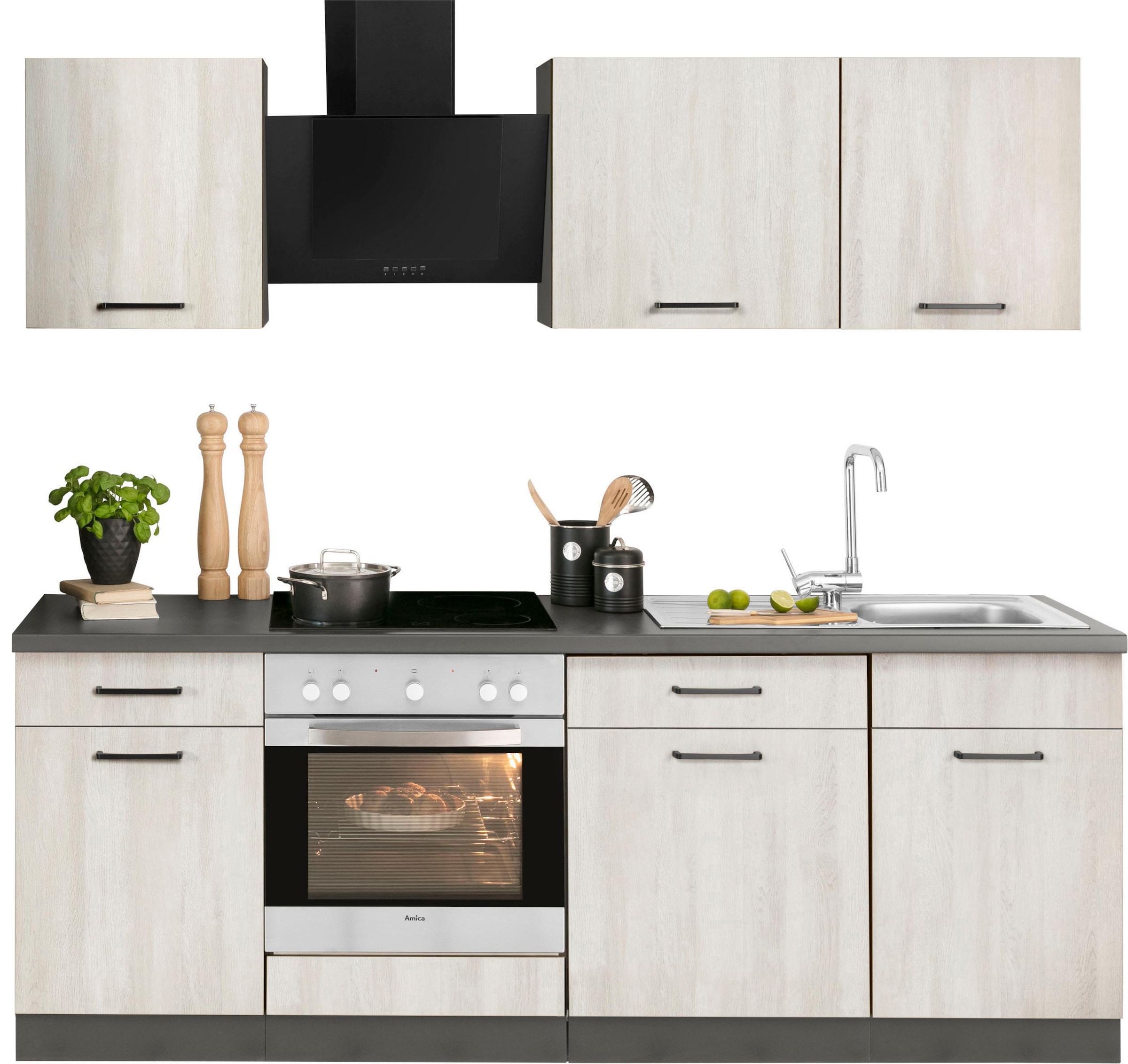 wiho Küchen Küchenzeile »Esbo«, ohne E-Geräte, Breite 220 cm online  bestellen