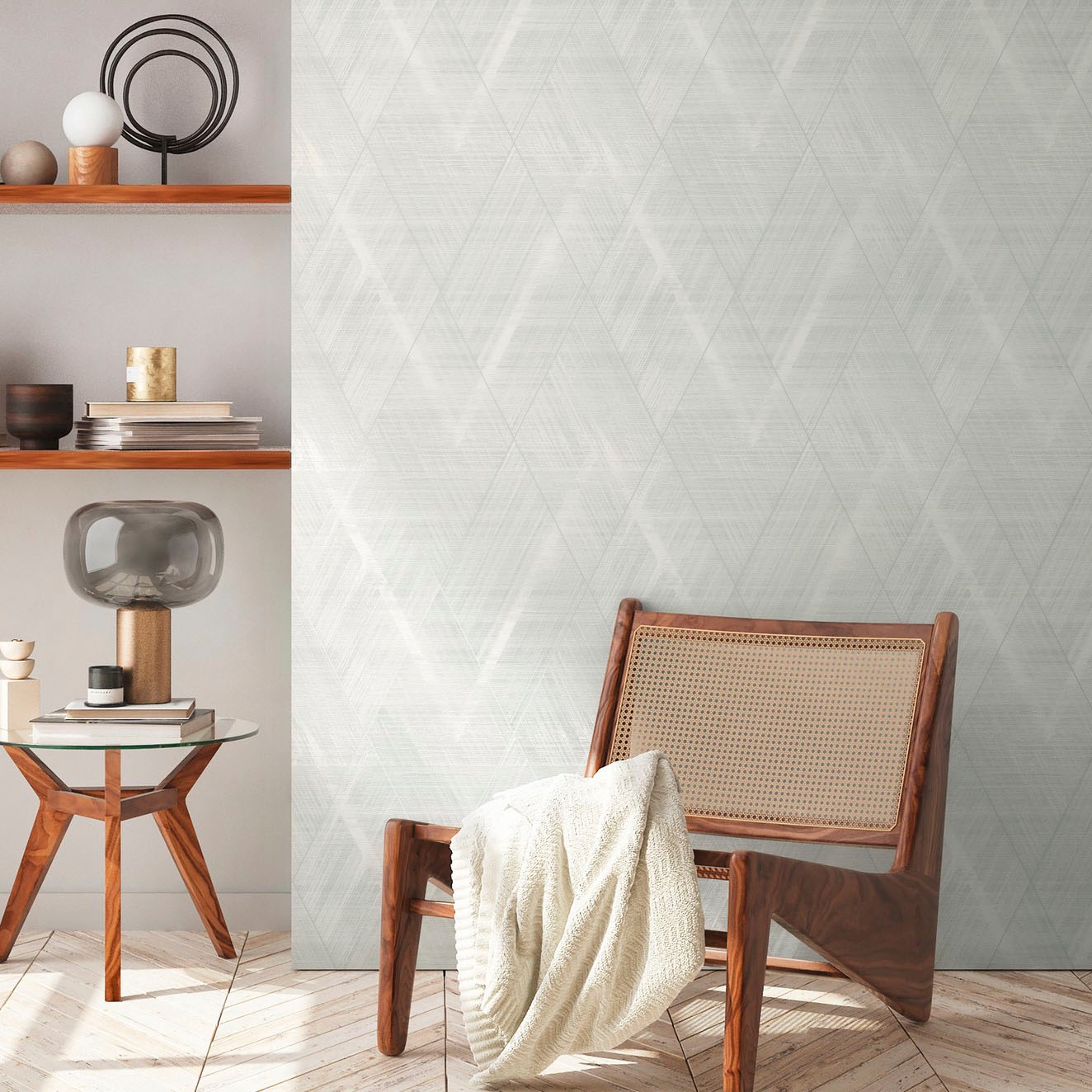 A.S. Création Vliestapete »THE BOS Grafisch«, leicht glänzend-gemustert-abstrakt, Grafiktapete Tapeten Wohnzimmer Schlafzimmer Küche modern Design Optik