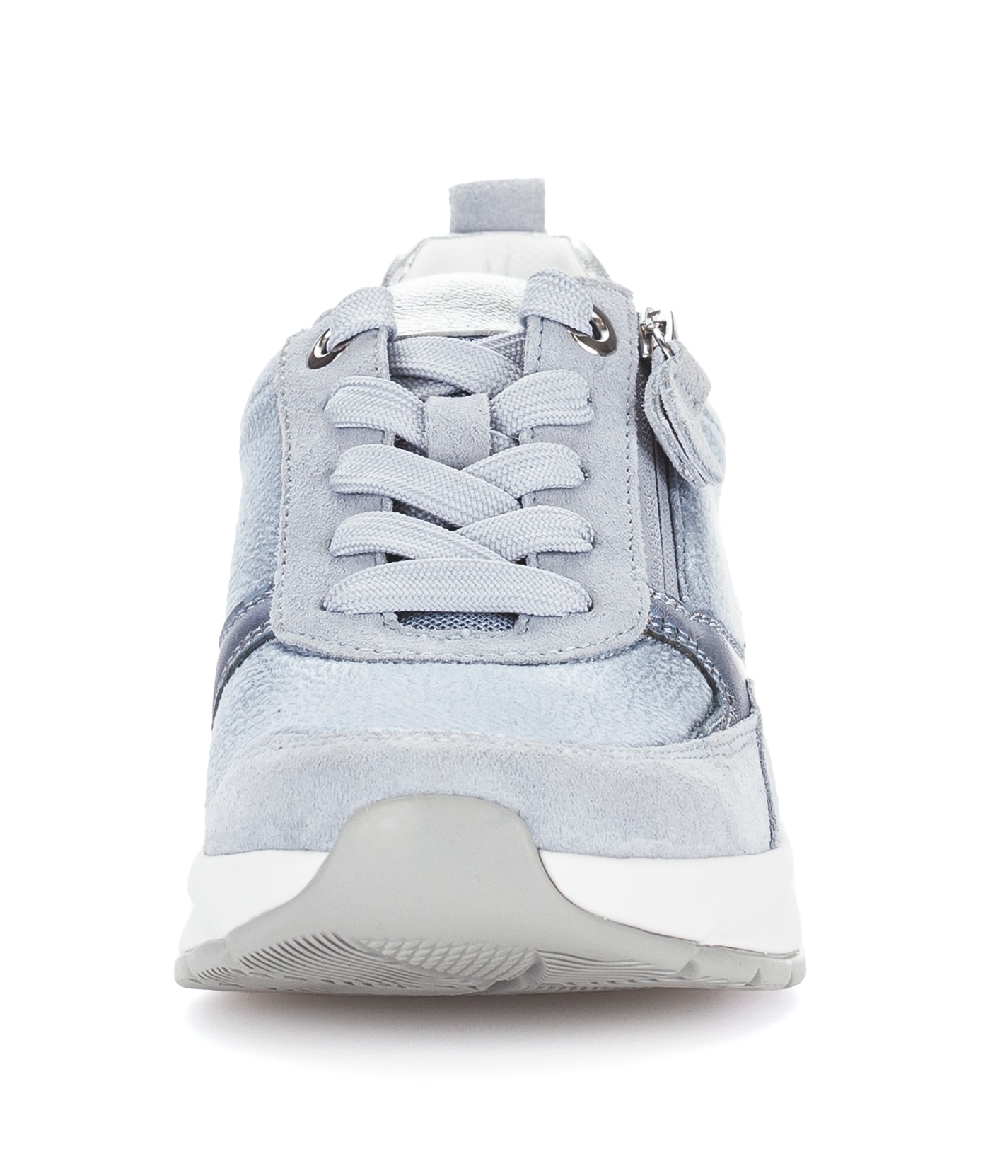 Gabor Rollingsoft Plateausneaker  , Freizeitschuh, Halbschuh, Schnürschuh mit Kontrastbesatz, G-Weite