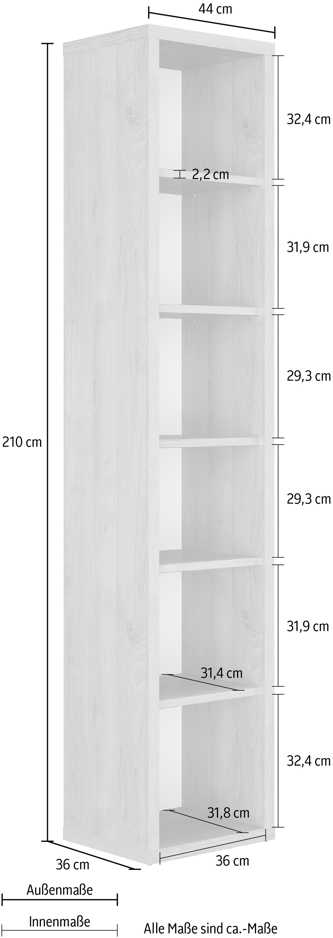 Gami Aktenregal »Elio«, (1 St.), Kollektion in edles Design