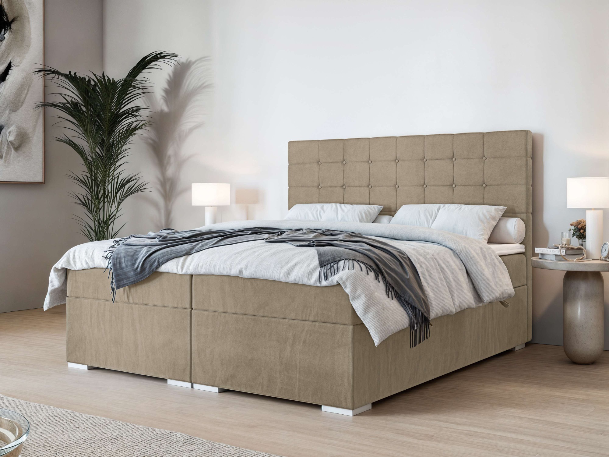 Home affaire Polsterbett »Semla mit Matratze und Topper, in 3 Breiten (140, günstig online kaufen