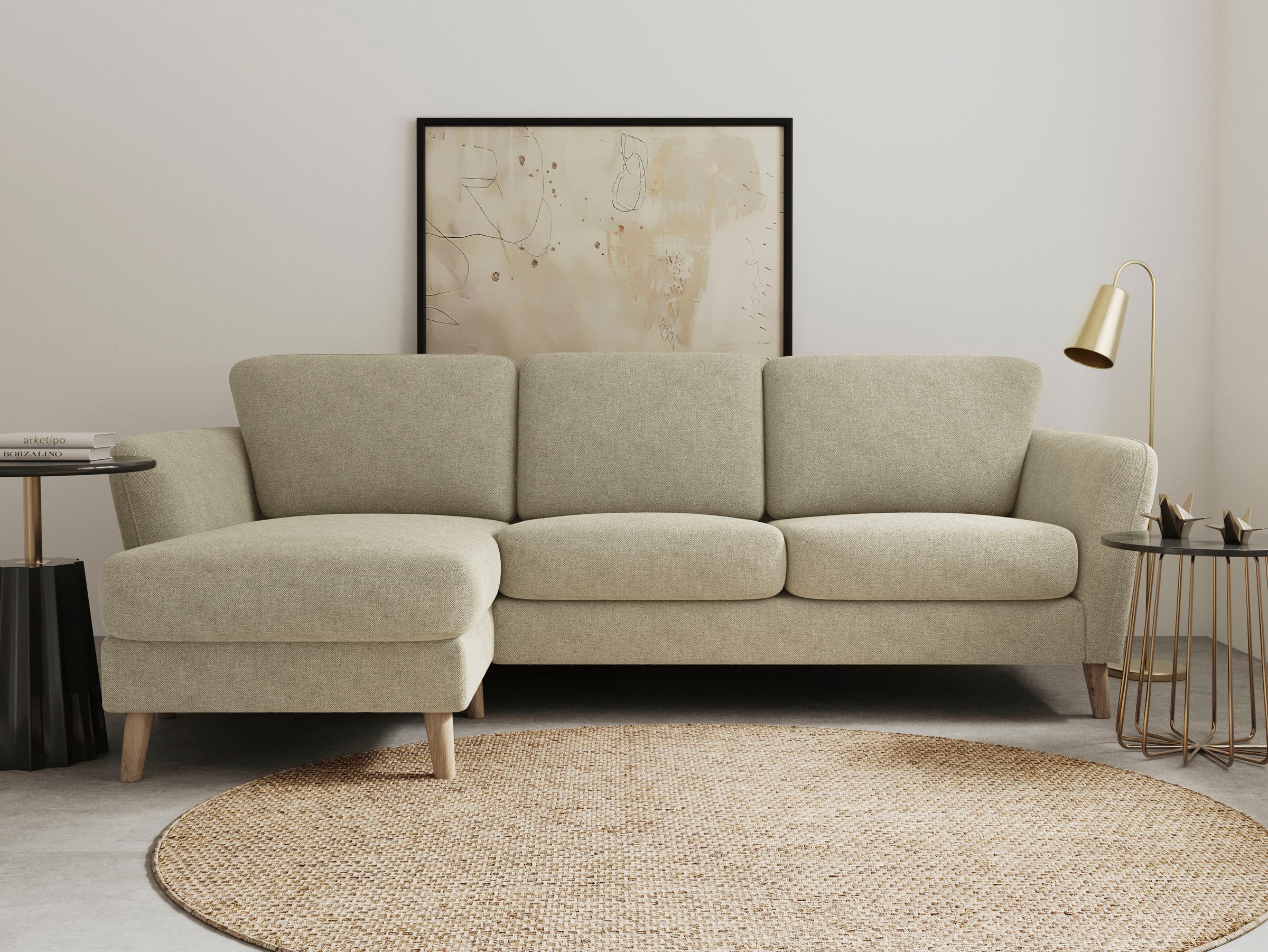 Home affaire Ecksofa »MARSEILLE (242/152cm),L-Form, Rec. rechts/links« Mass günstig online kaufen