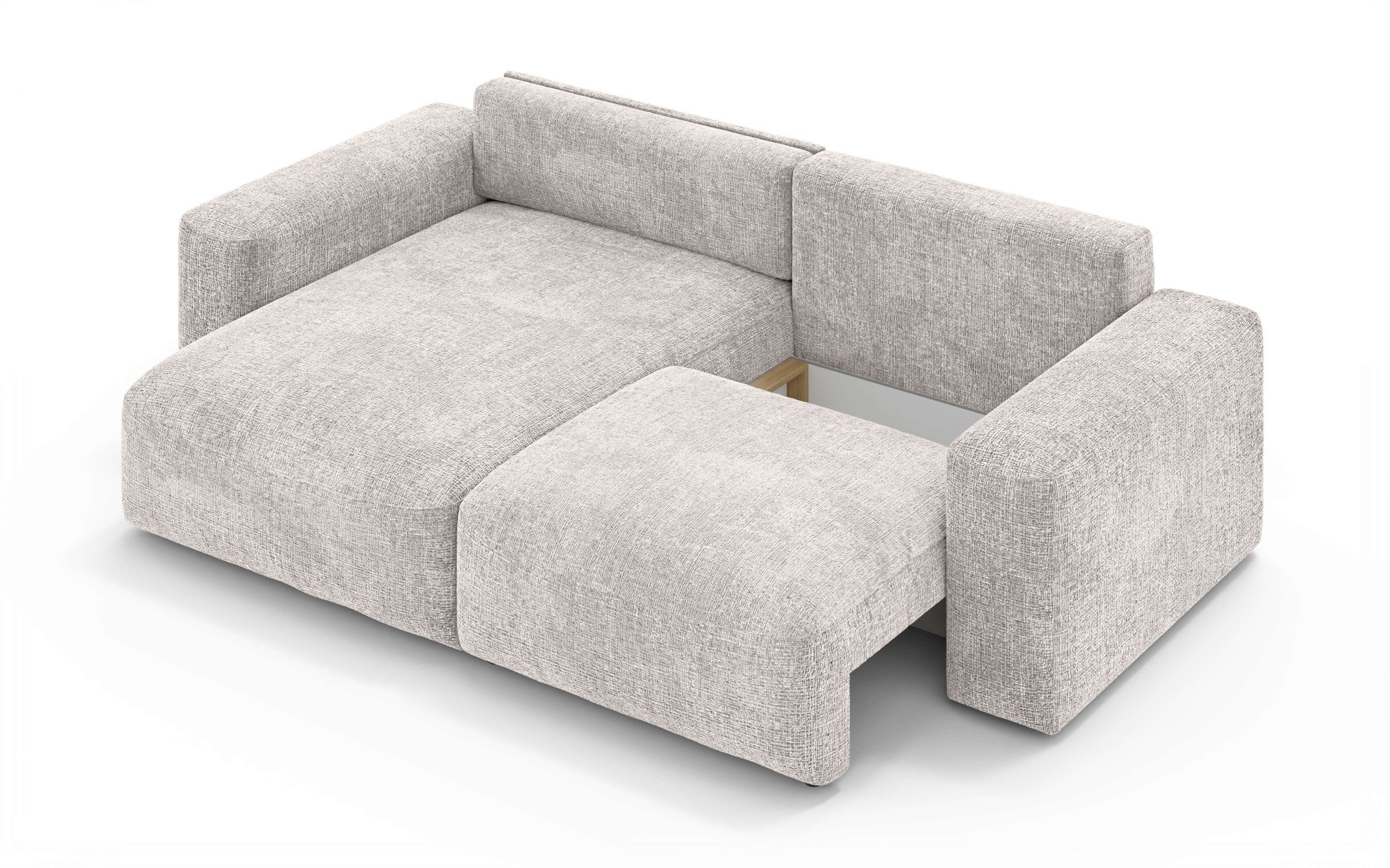 OTTO home Ecksofa »MATTS Schlafsofa mit Bettkasten, Maße B/T/H: 265/159/89 günstig online kaufen