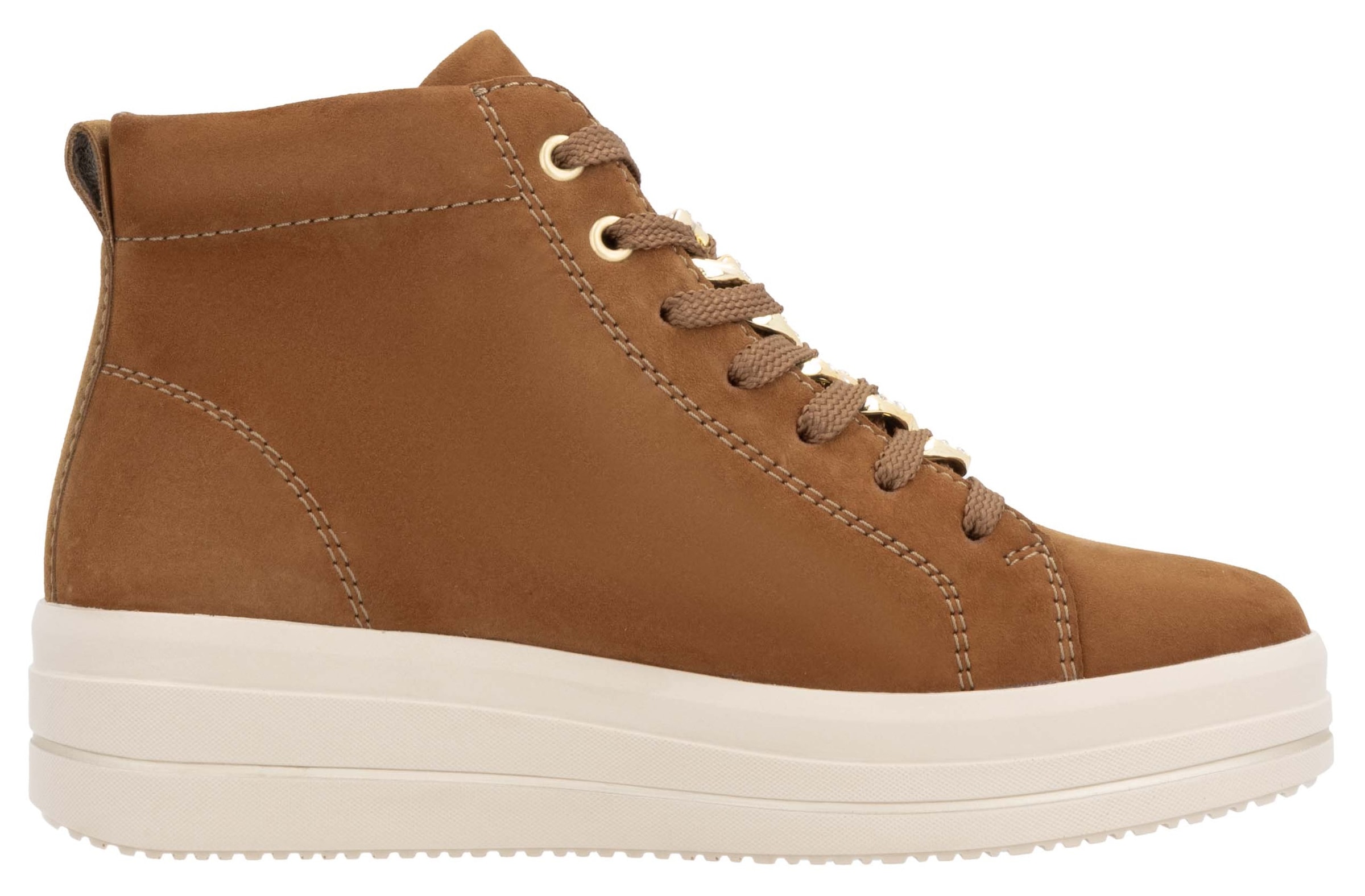 Remonte Plateausneaker »Elisabeth Hurley-Collection«, Freizeitschuh, High-Top-Sneaker, Schnürer, seitlicher Reißverschluss