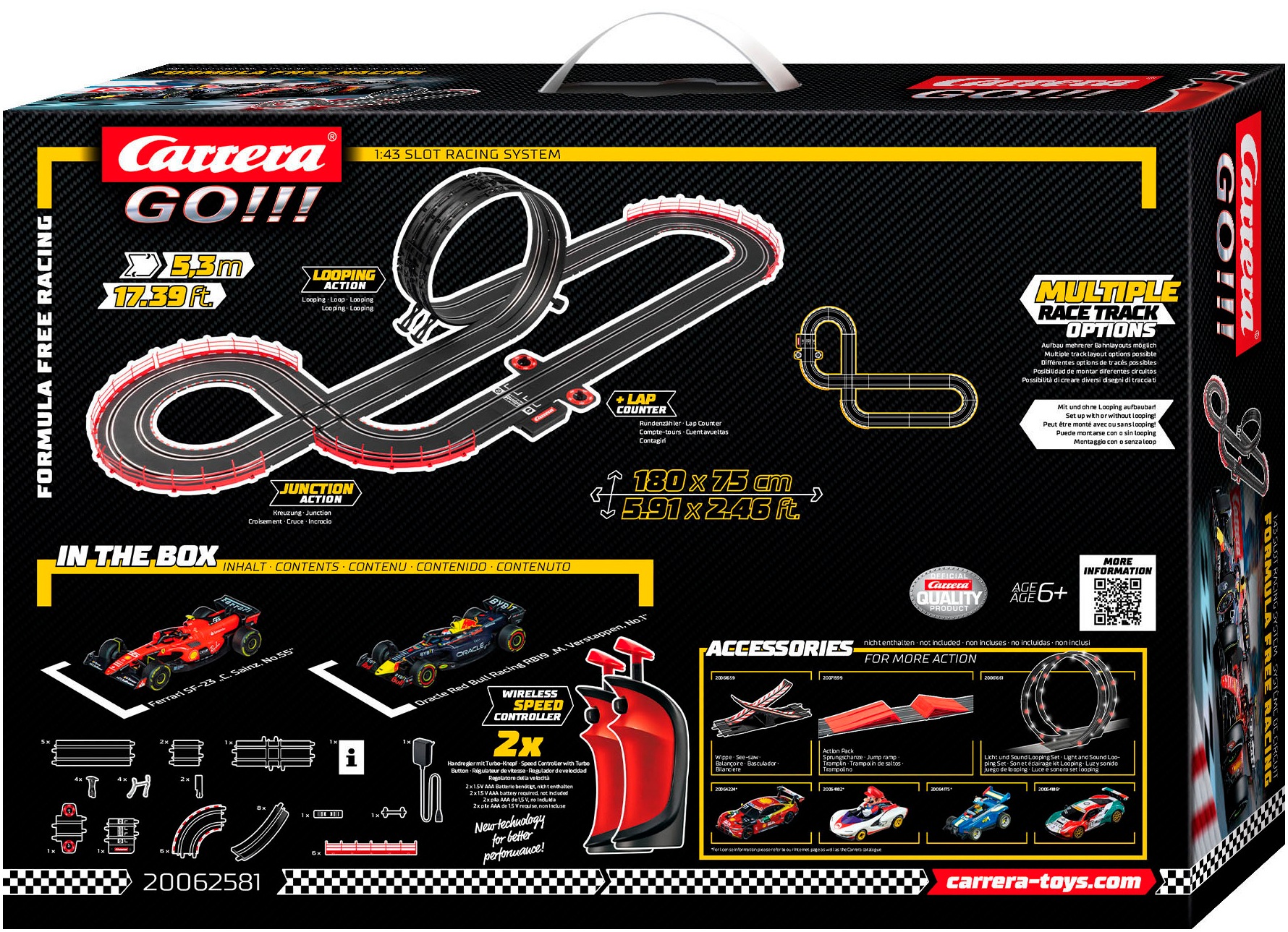 Carrera® Autorennbahn »Carrera GO!!! - Formula Free Racing (Formel 1)«