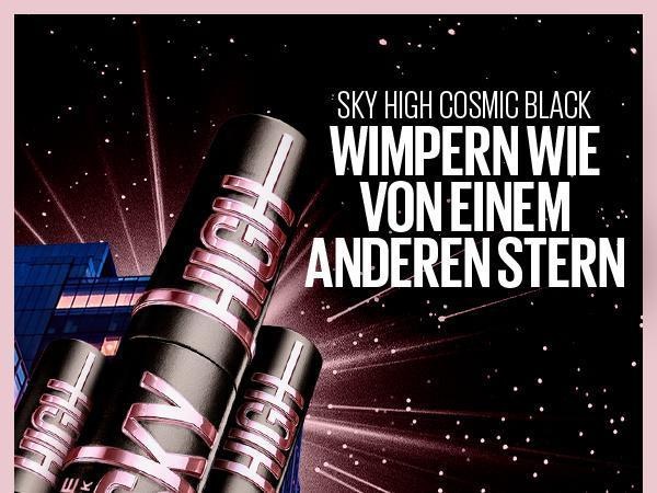 MAYBELLINE NEW YORK Mascara »Lash Sensational Sky High DP« mit kosmisch schwarzem Effekt