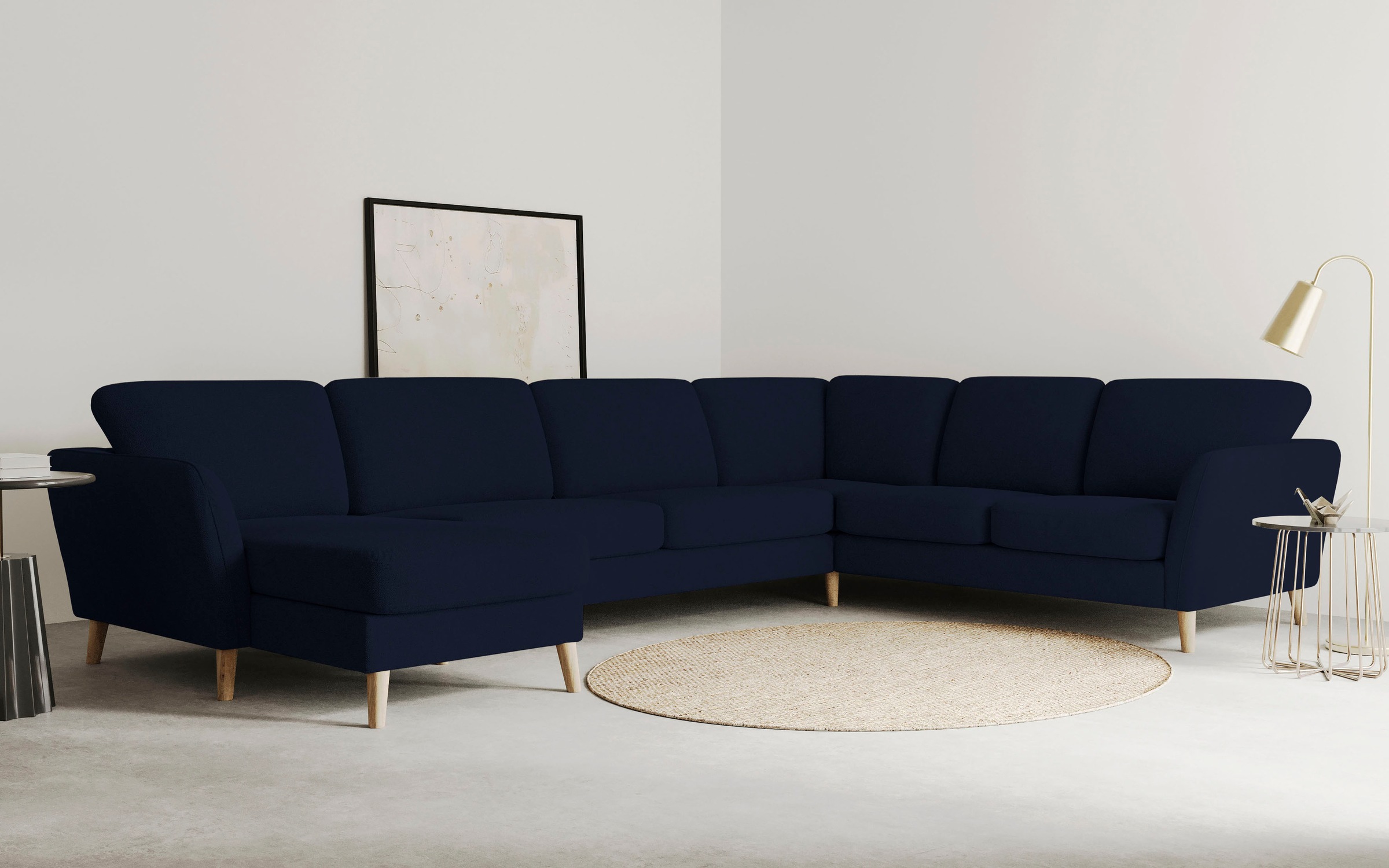 Home affaire "MARSEILLE XXL 349cm, U-Form, Ottomane rechts/links wählbar" M günstig online kaufen