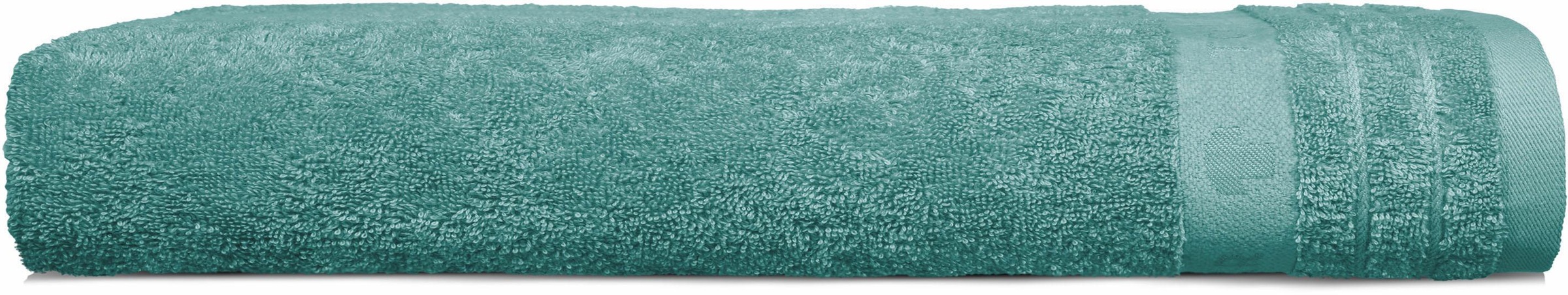 TOM TAILOR HOME Badetuch »Color Bath«, (1 St., Badetuch 70 x 140 cm), mit Logo in Bordüre