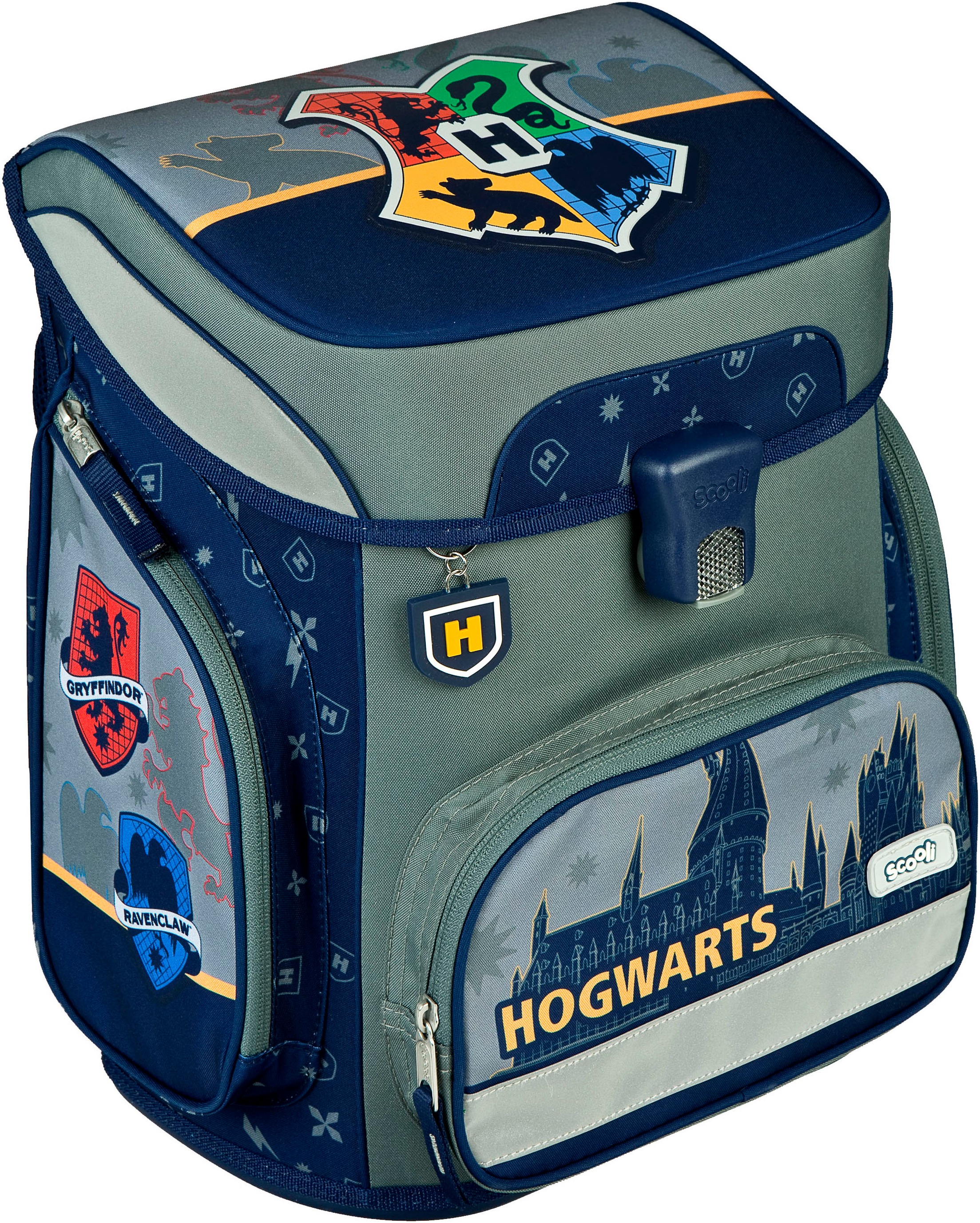 Scooli Schulranzen »EasyFit, Harry Potter Hogwarts«, Reflektoren
