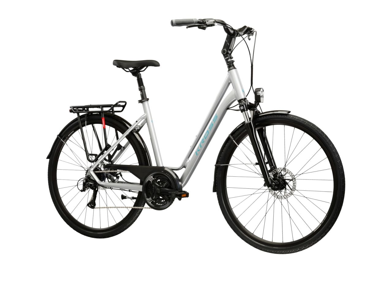 Kross Cityrad »Sentio 3.0 Silber 24 Gänge« 24 Gang Shimano ACERA M3020 Schaltwerk Kettenschaltung