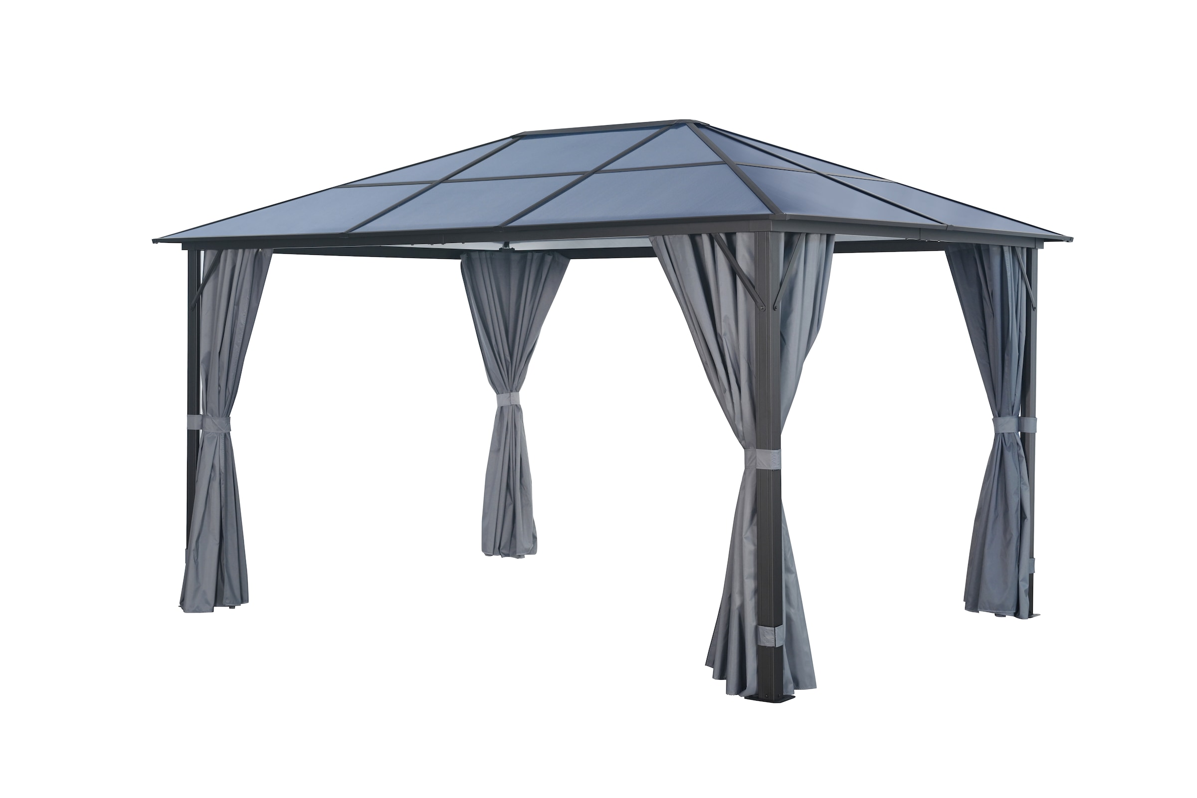 KONIFERA Pavillon »Aruba« BxT: 3x4m, robustes Aluminiumgestell mit PC-Dach
