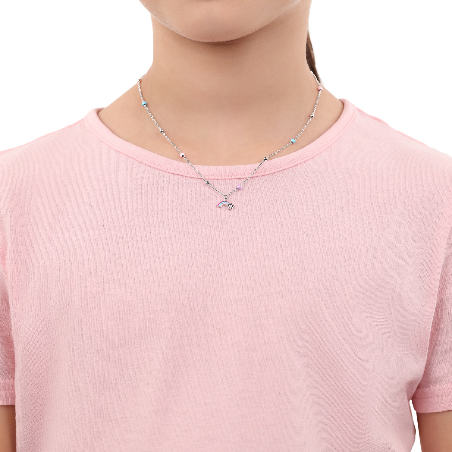 Prinzessin Lillifee Kette mit Anhänger »Sternschnuppe-Motiv, 2039759«, mit Zirkonia (synth.)