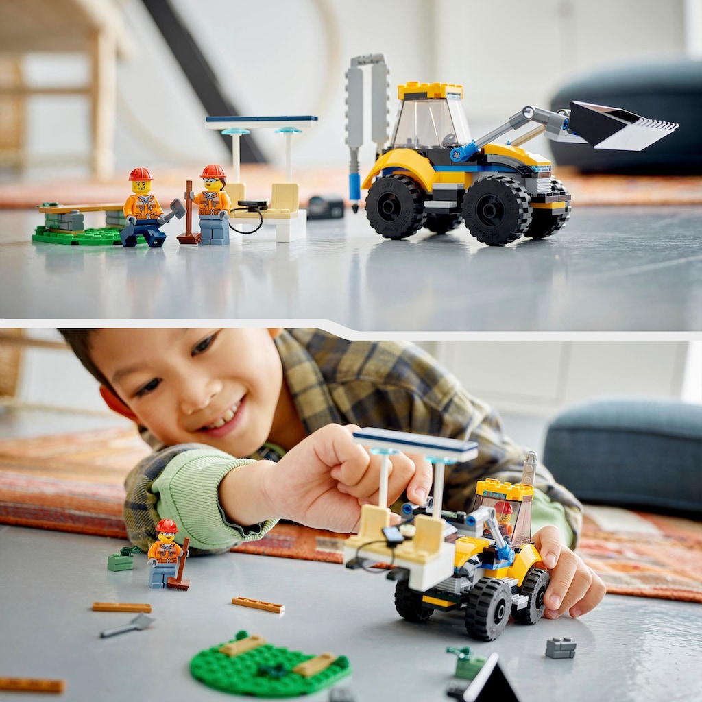 LEGO® Konstruktionsspielsteine »Radlader (60385), LEGO® City«, (148 St.)