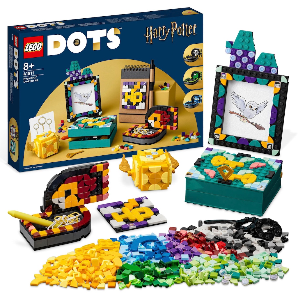 LEGO® Konstruktionsspielsteine »Hogwarts Schreibtisch-Set (41811), LEGO® DOTS«, (856 St.)