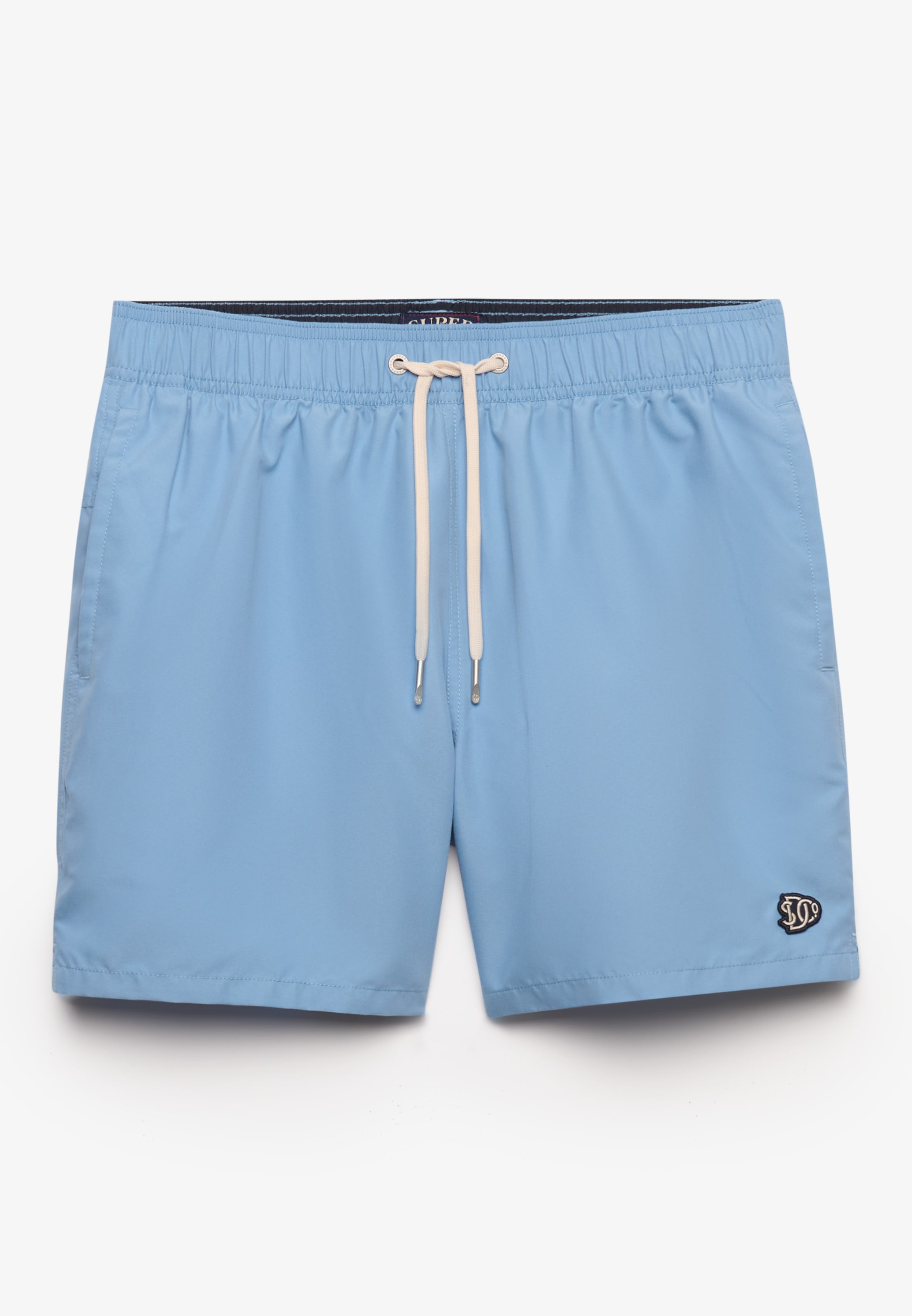 Superdry Badeshorts »EMBROIDERED LOGO 15 SWIM SHORT« aus Polyester, modische Passform, unifarbenes Design, pflegeleicht