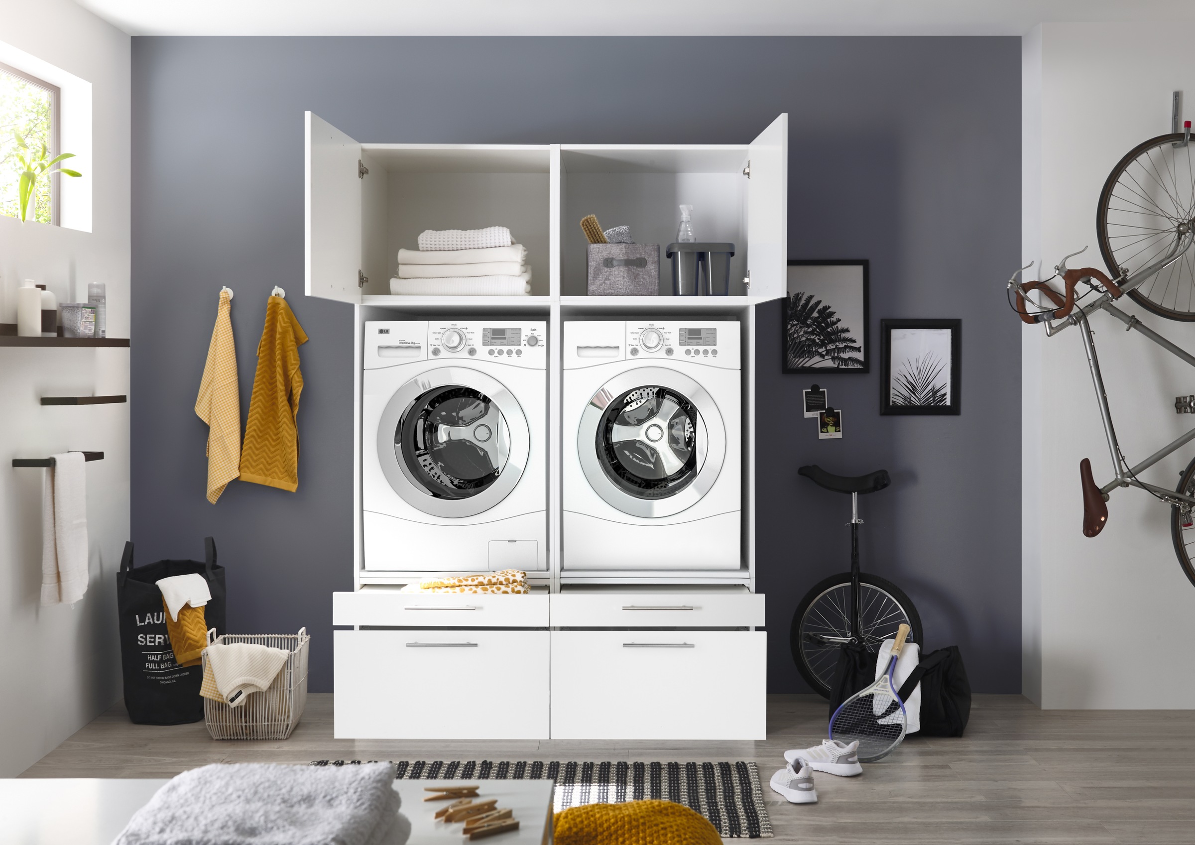 RESPEKTA Mehrzweckschrank-Set »Clara-Set 7« Schrankelemente einzeln erhältlich, 2 Stk. tlg.