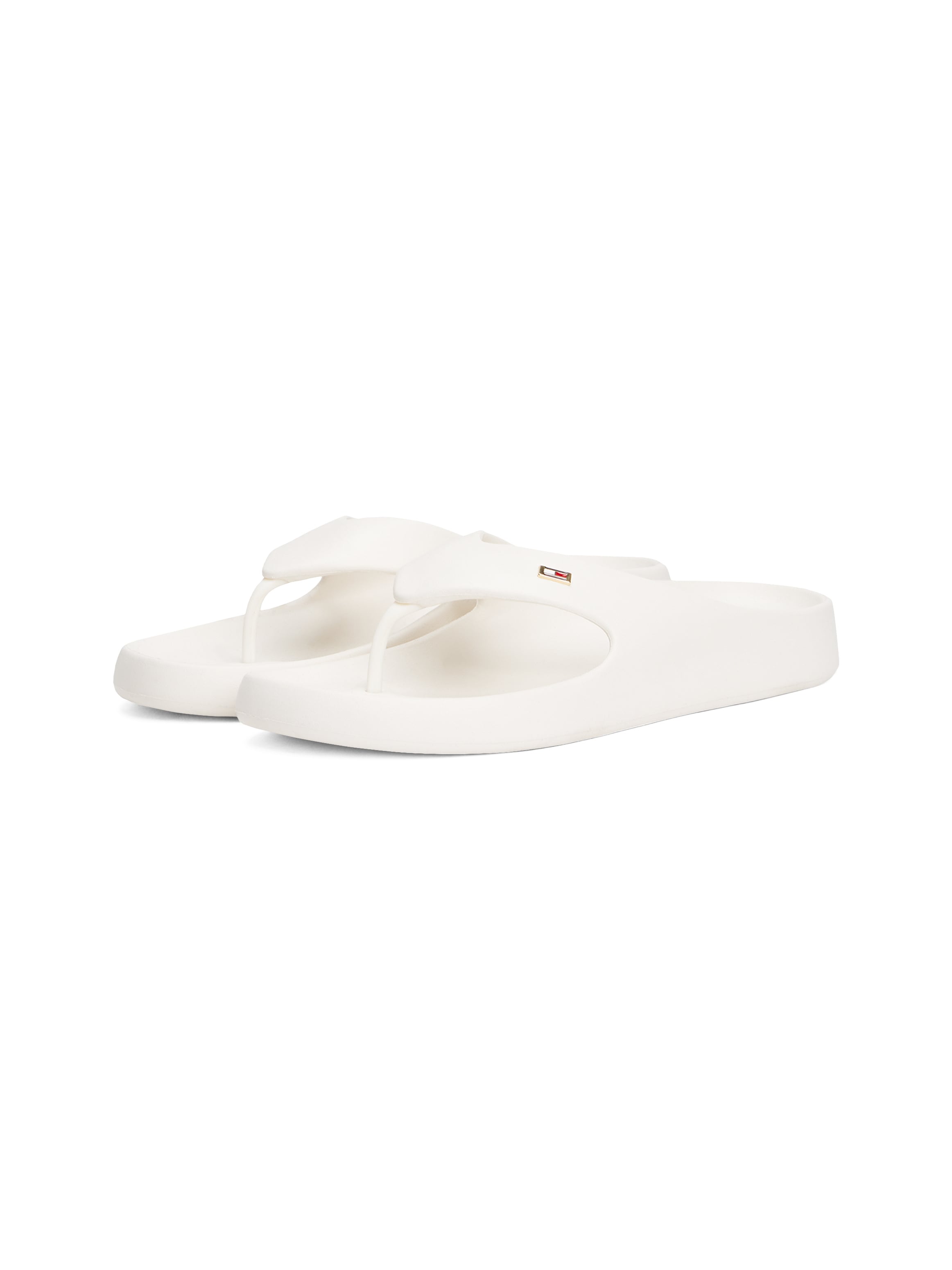 Tommy Hilfiger Zehentrenner »TH COMFORT BEACH SANDAL«, Dianette, Sommerschuh, Bequemschuh mit kleiner Logostickerei