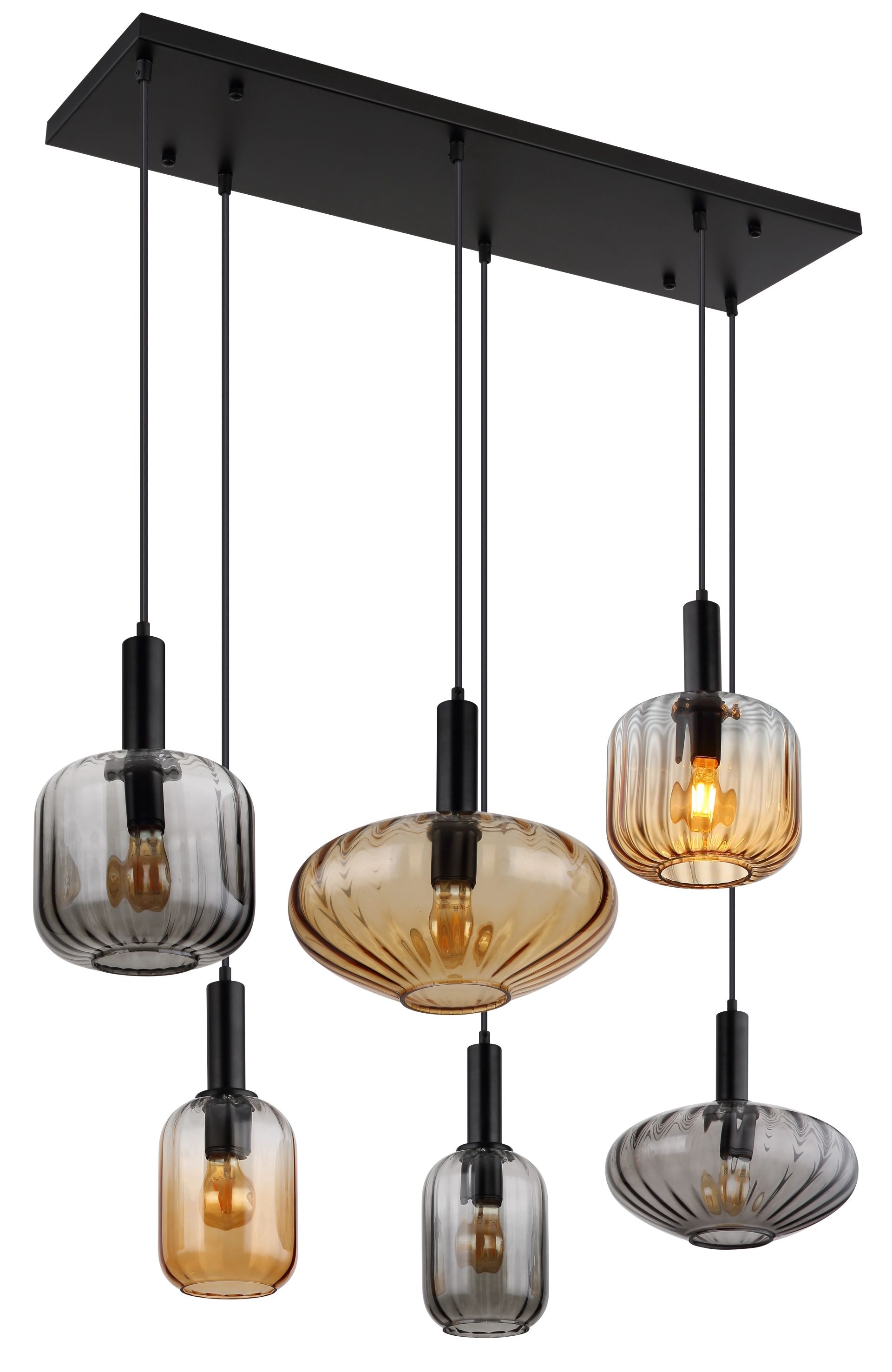 GLOBO LIGHTING Pendelleuchte »VALLETTA«, Leuchtmittel E27   ohne Leuchtmitt günstig online kaufen