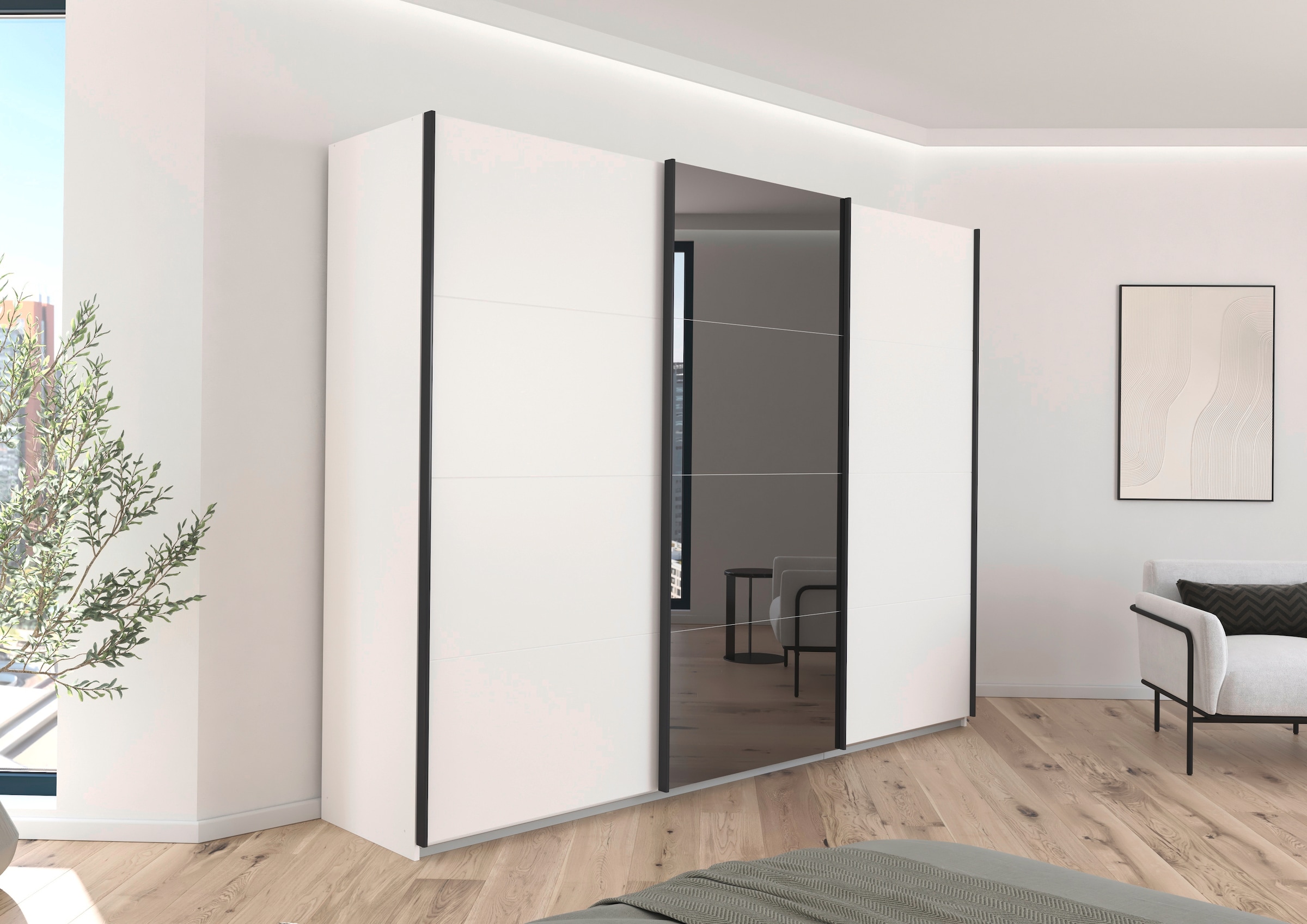 INOSIGN Schwebetürenschrank »Ferris«, BESTSELLER, Schrank Breite 2,71m, Schlafzimmerschrank in 3 Ausführungen