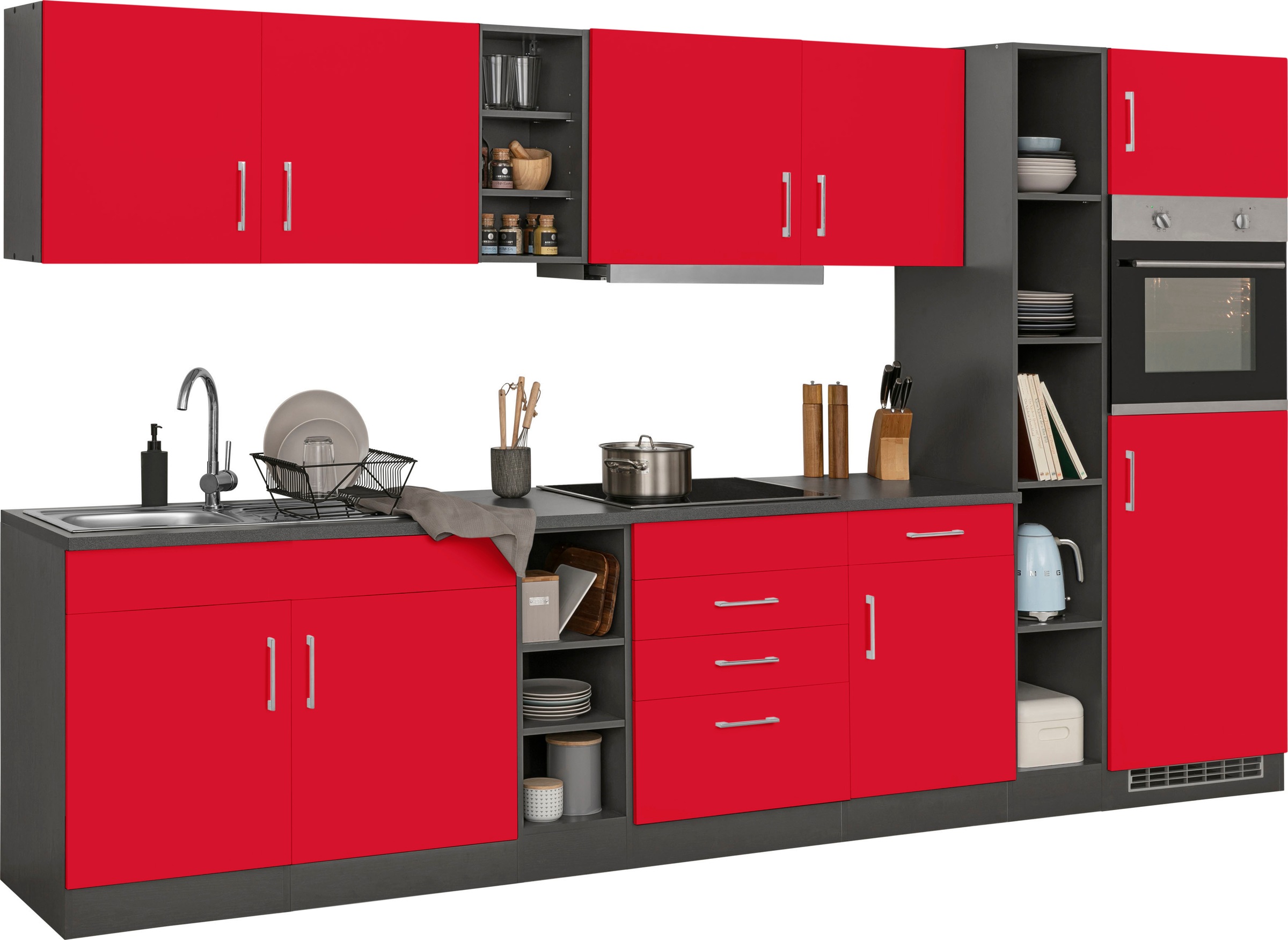 KOCHSTATION Küchenzeile »KS-Paris – Küchen mit einzigartigen Fotomotiven au günstig online kaufen