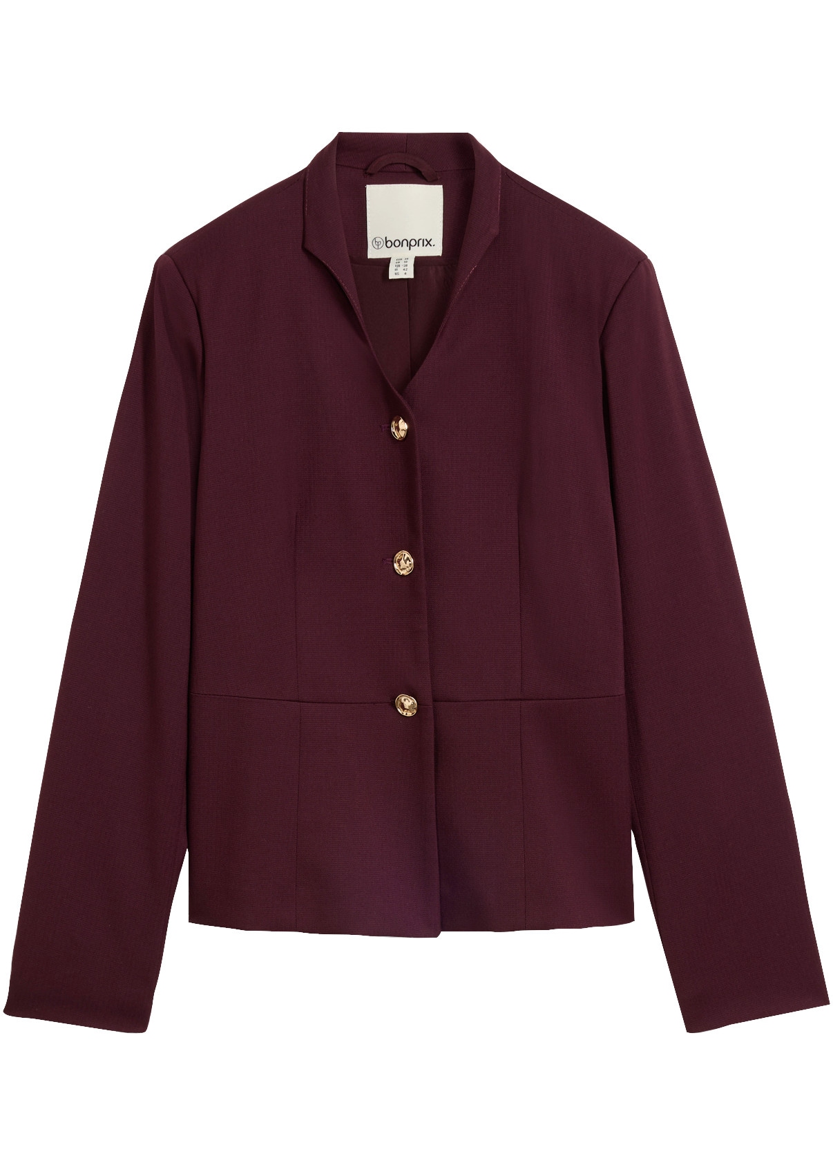bonprix Jackenblazer mit Kelchkragen, bequeme Passform
