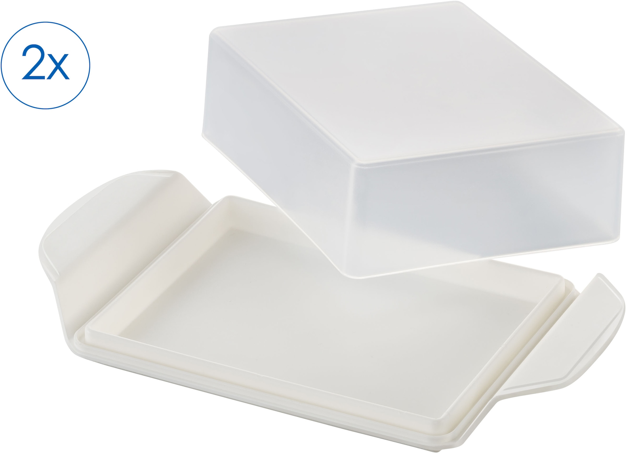 Ruco Butterdose »mit Deckel, 2er Set«, (2 tlg.), Butterglocke 250 g, Made i günstig online kaufen