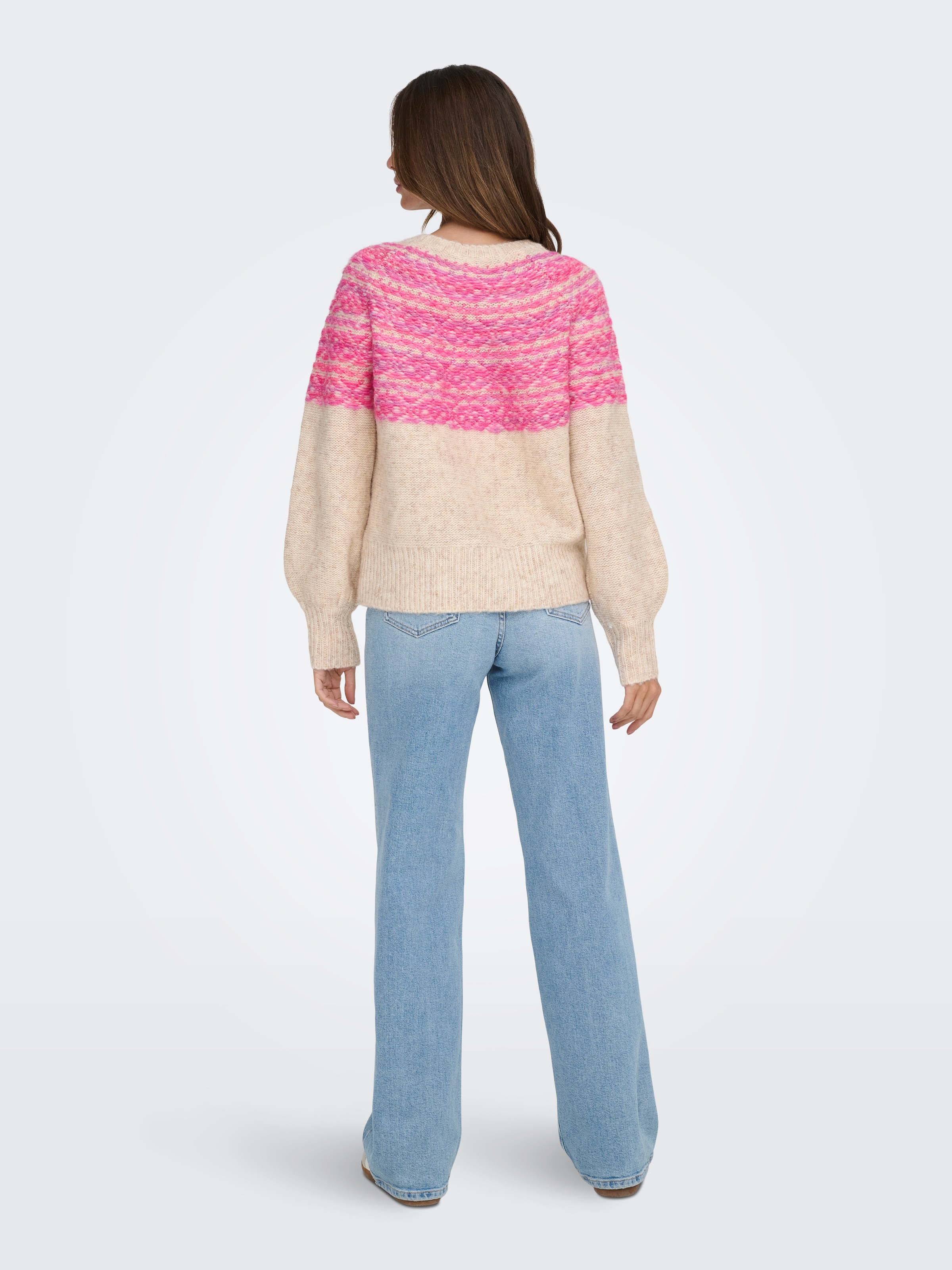 ONLY Strickpullover »ONLSIDONA LIFE LS JQ O-NECK KNT«