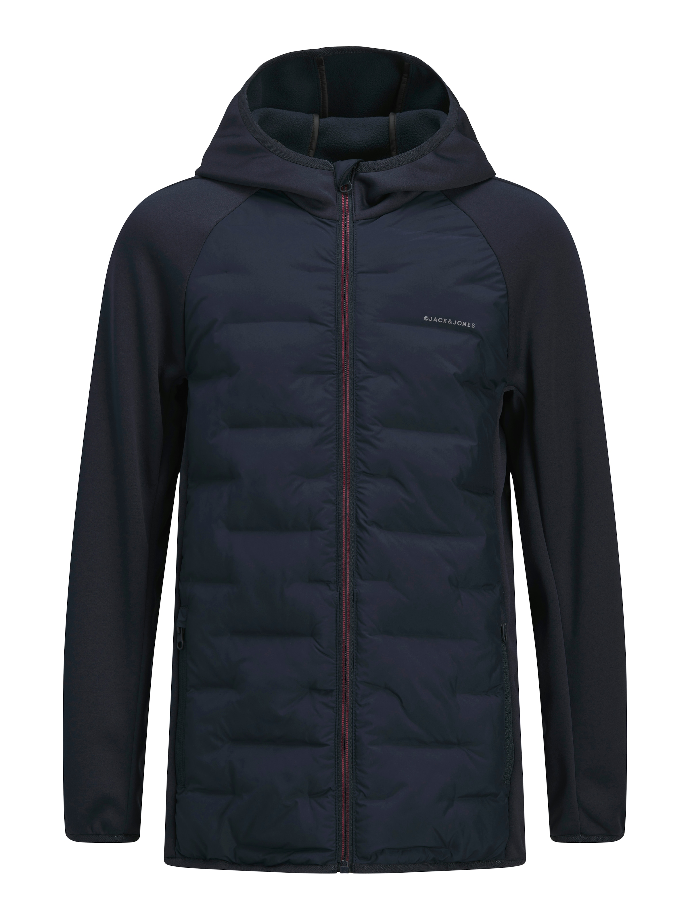 Jack & Jones Junior Steppjacke »JJEPERFECT HYBRID JACKET NOOS JNR« mit Kapuze Polyester, regular fit