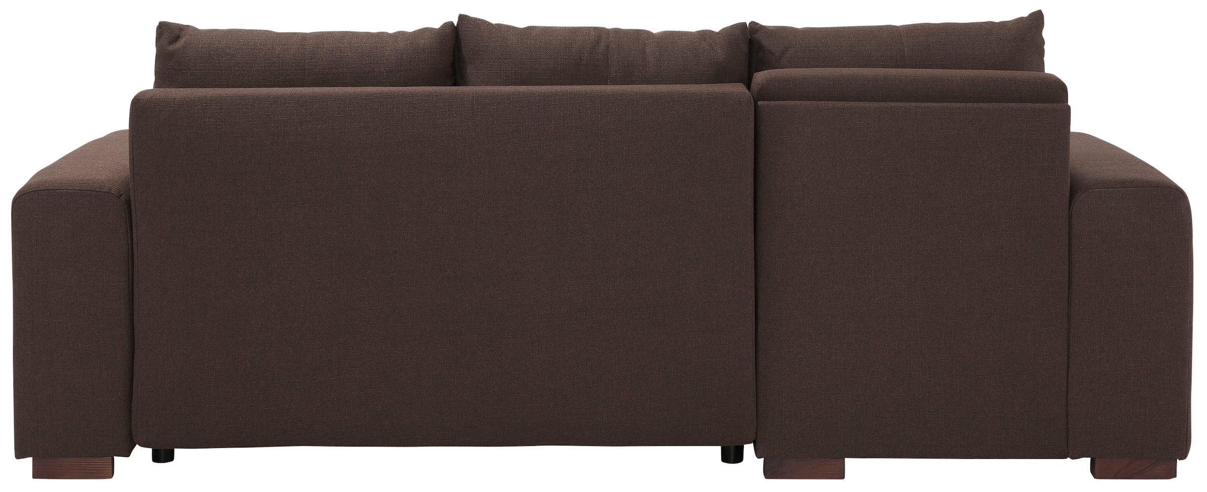 Home affaire Ecksofa »Viborg L-Form« mit Regal in der Armlehne, wahlweise mit Bettfunktion