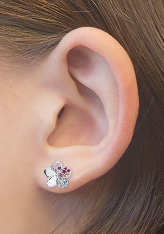 Prinzessin Lillifee Paar Ohrstecker »Blüten« mit Zirkonia (synth.)