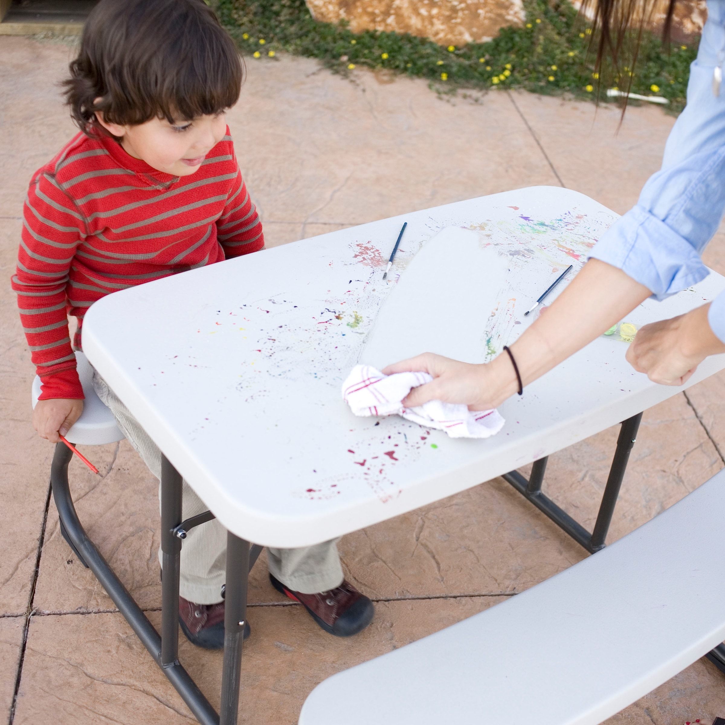 TP Toys Garten-Kindersitzgruppe »Picknickgarnitur«, klappbar, schnell auf- und abbaubar