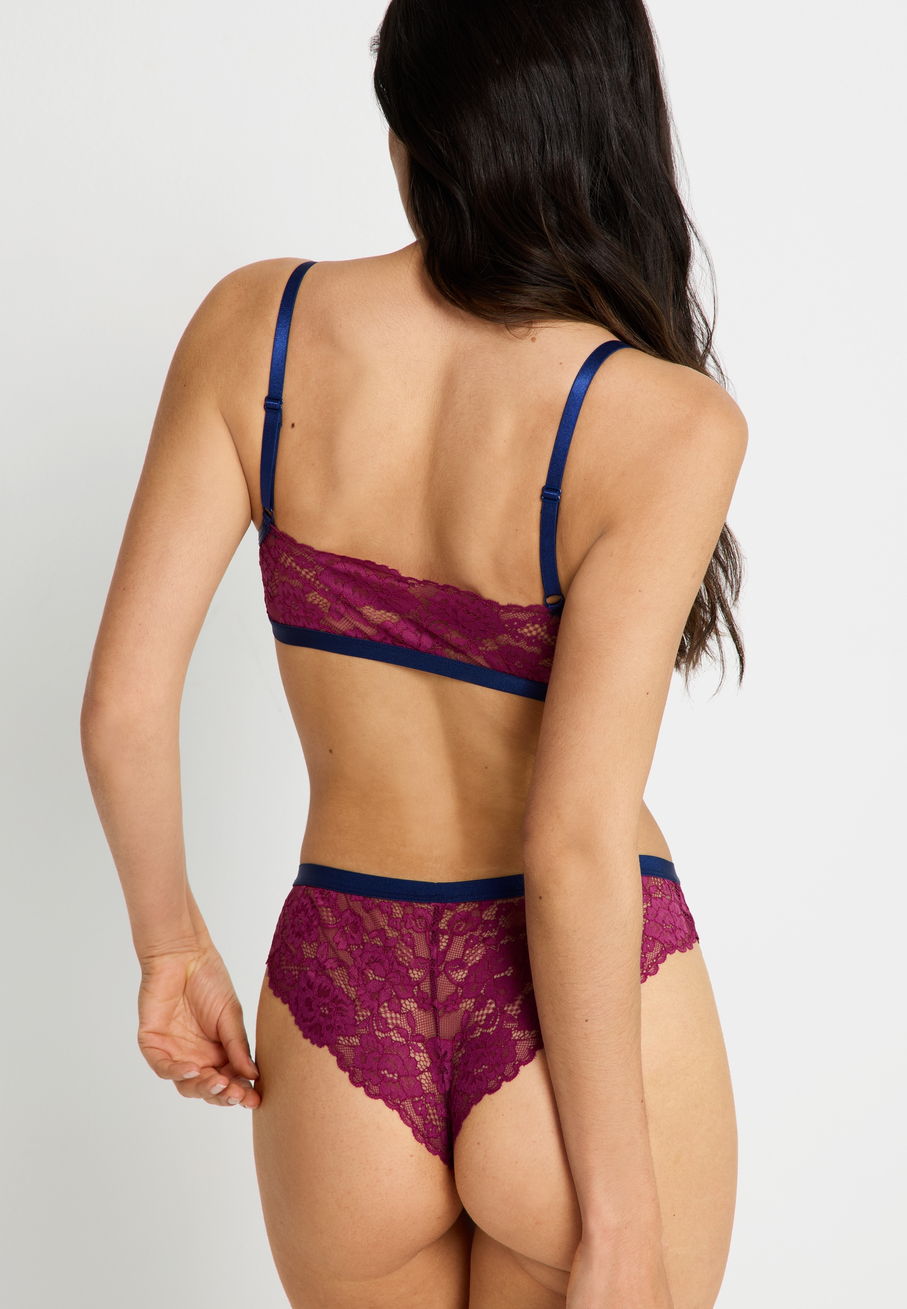 LSCN by LASCANA Bustier, mit glänzendem Bündchen