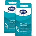 Ritex Kondome »47 - Schlanke Passform«, (Packung, 16 St.), 2x8er Packung