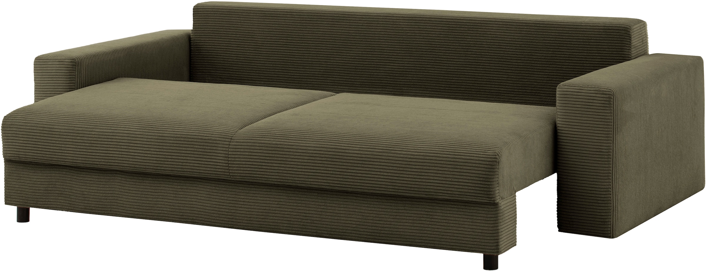 LeGer Home by Lena Gercke Schlafsofa »Imoga, Polster mit Schlaffunktion, 3-Sitzer Sofa, Couch mit Bettkasten«, in modernen Farben und Stoffen, Bettfunktion, Liegefläche: 200x150 cm